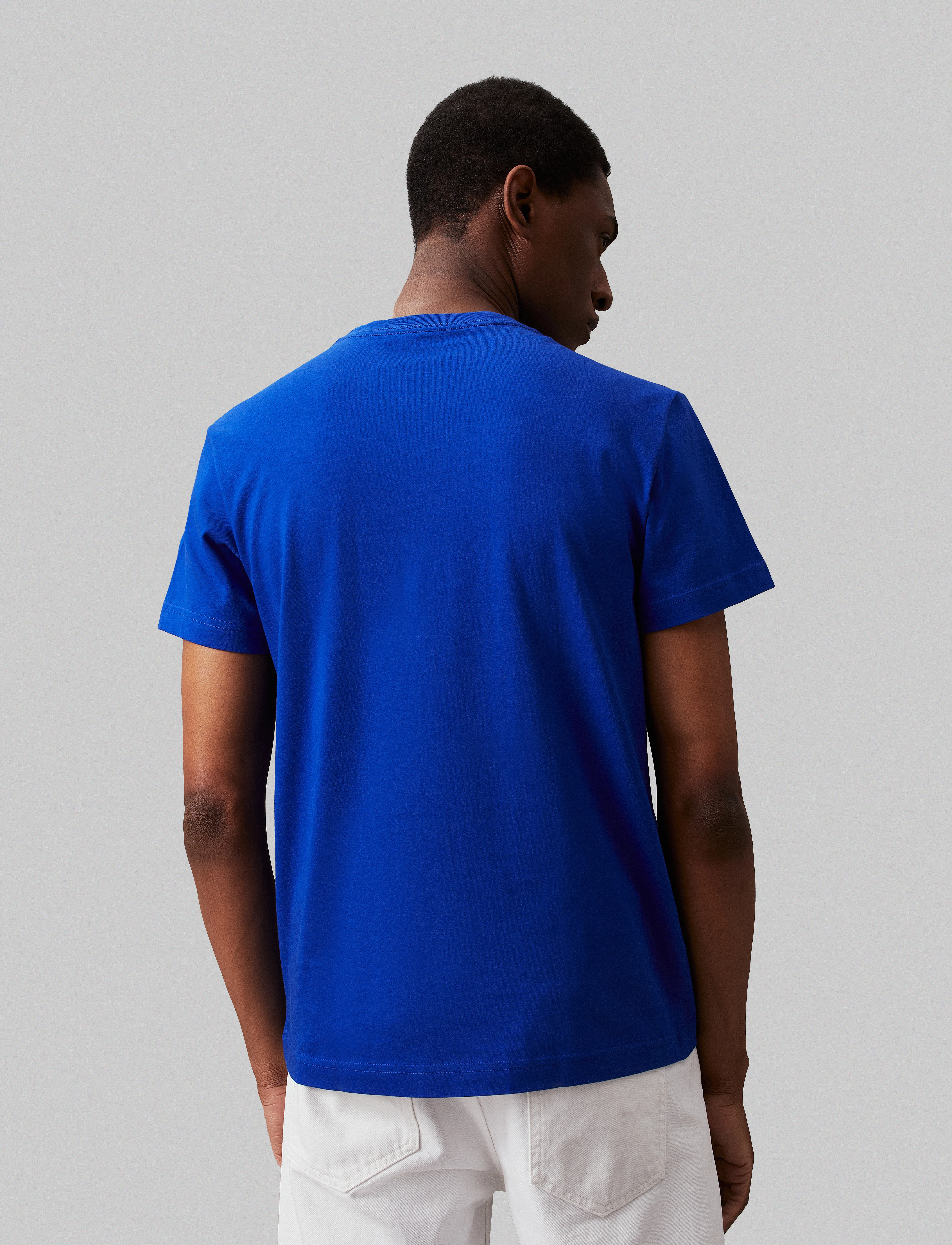 Calvin Klein Jeans - 2 PACK MONOLOGO T-SHIRT - slate gray/ sapphire blue - 2