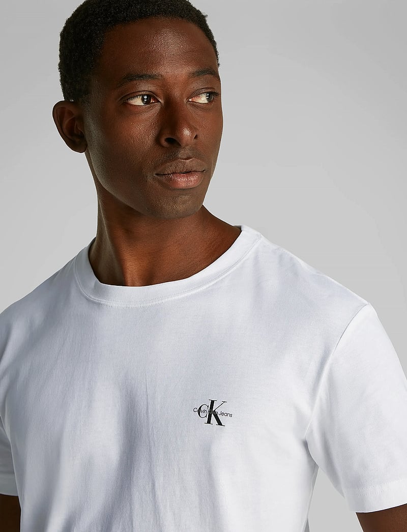 Calvin Klein Jeans - 2 PACK MONOLOGO T-SHIRT - lot de plusieurs t-shirts - bright white/bright white - 5