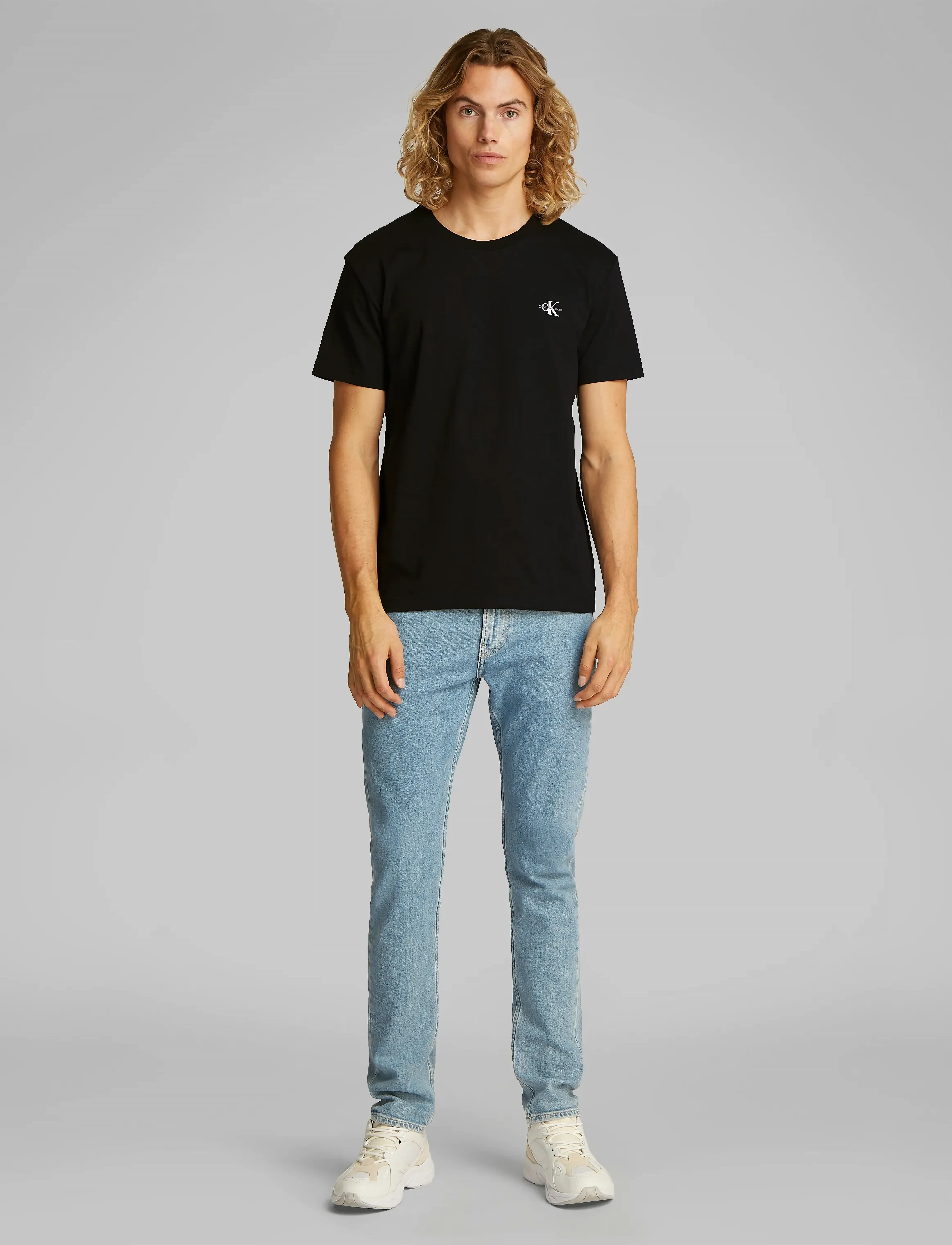 Calvin Klein Jeans - 2 PACK MONOLOGO T-SHIRT - t-paidat monipakkauksessa - ck black / ck black - 3