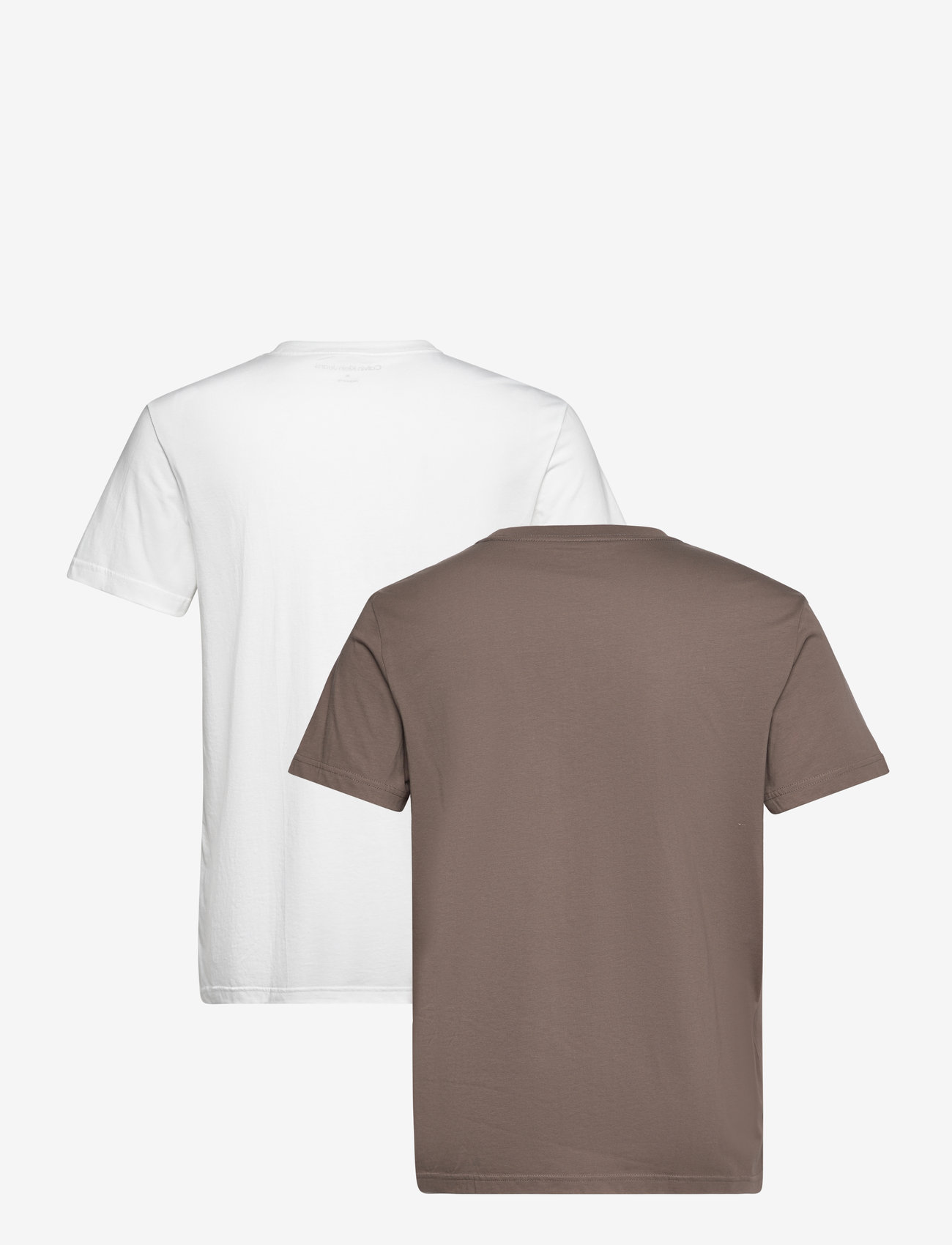 Calvin Klein Jeans - 2 PACK MONOLOGO T-SHIRT - multipack t-shirts - falcon/bright white - 2