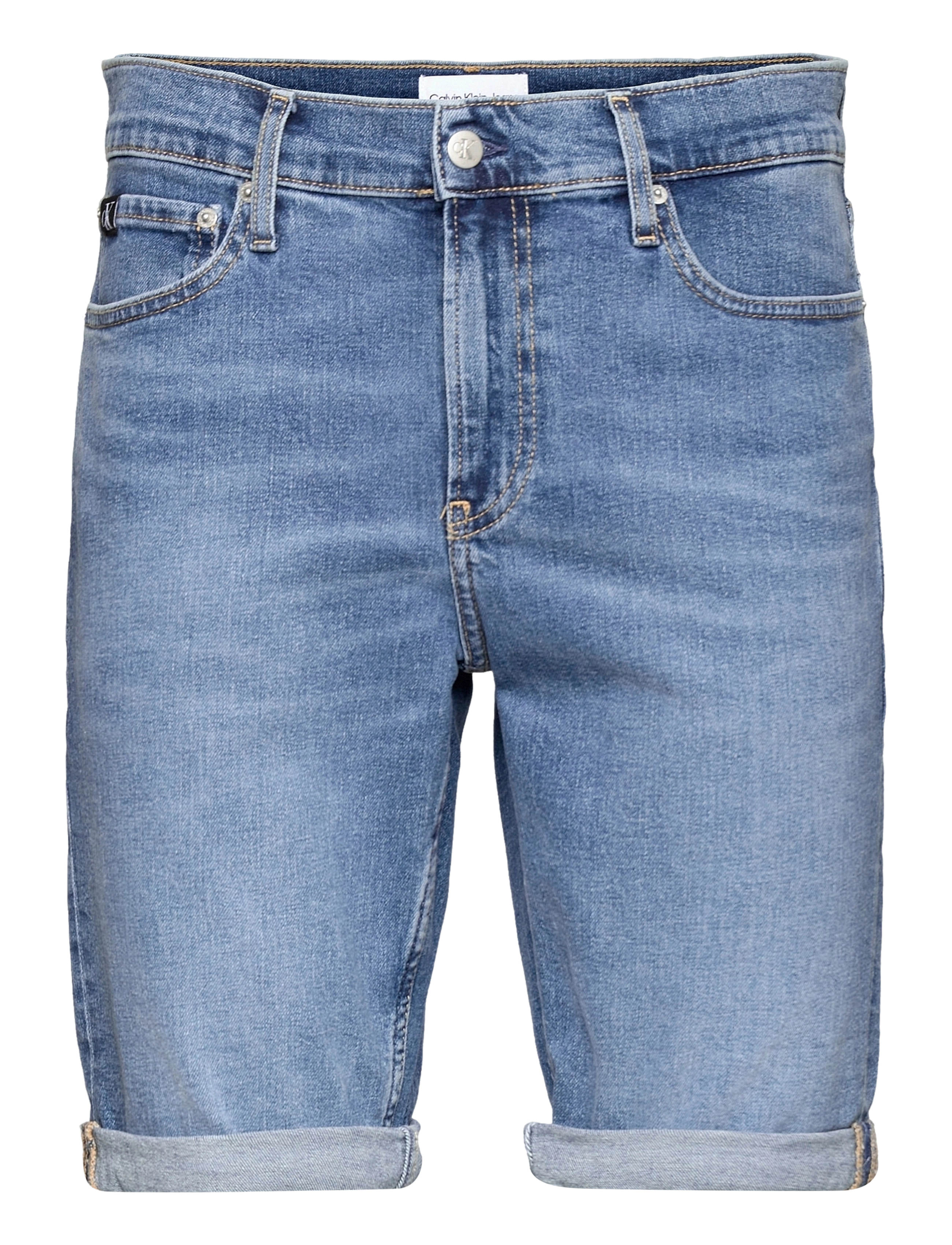 Calvin Klein Jeans - SLIM SHORT - denim medium - 0