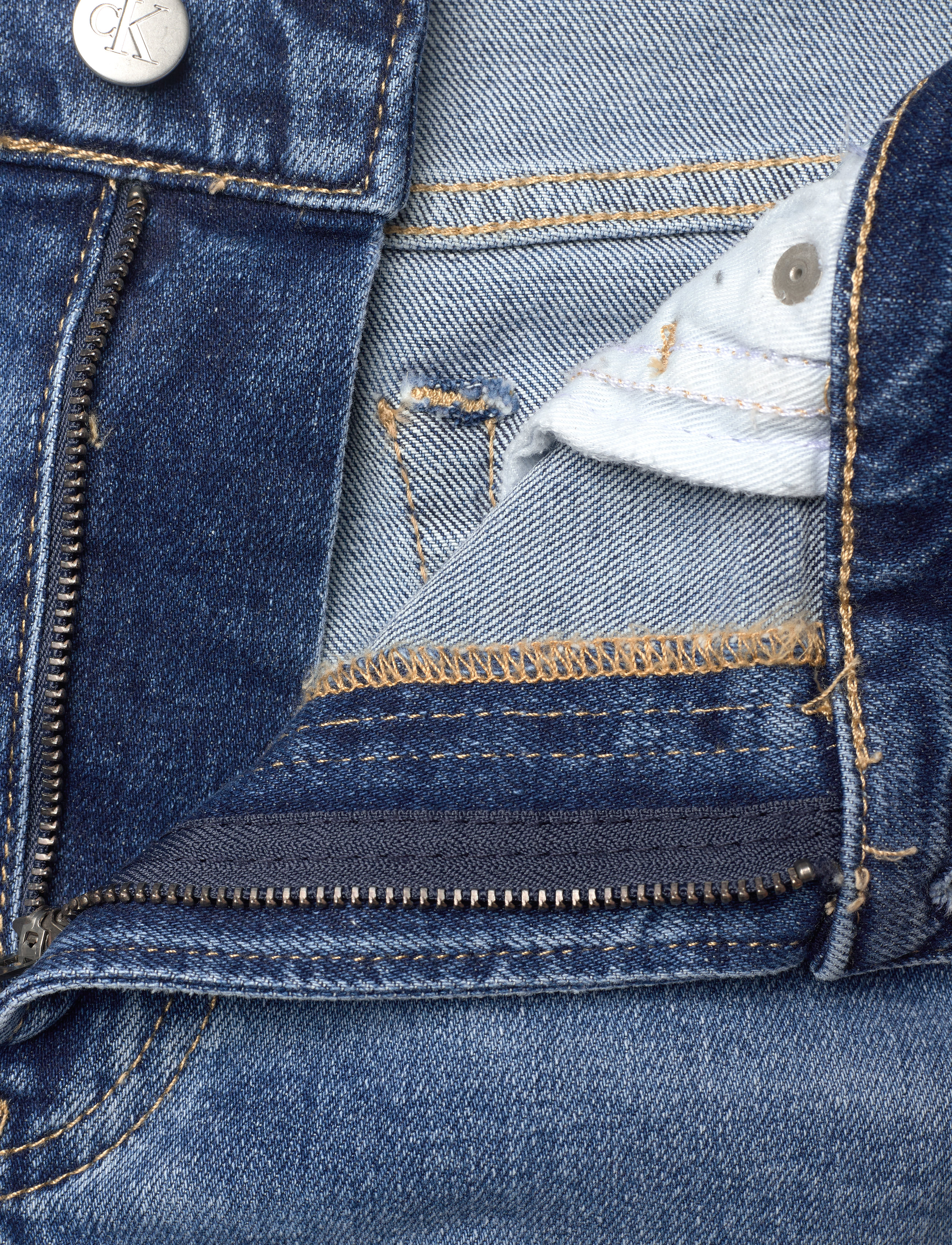 Calvin Klein Jeans - SLIM SHORT - denim medium - 3