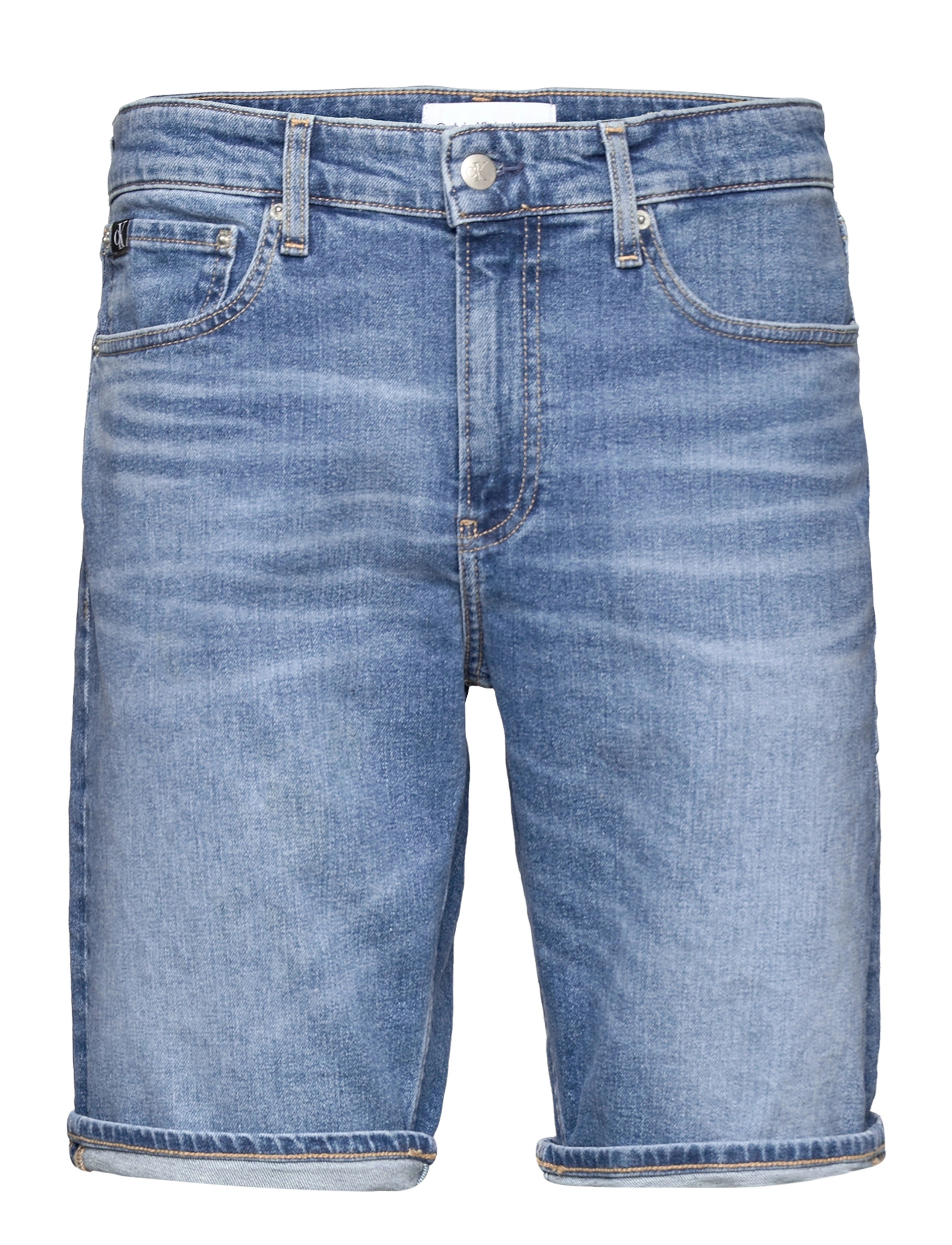 Calvin Klein Jeans - REGULAR SHORT - denim dark - 0