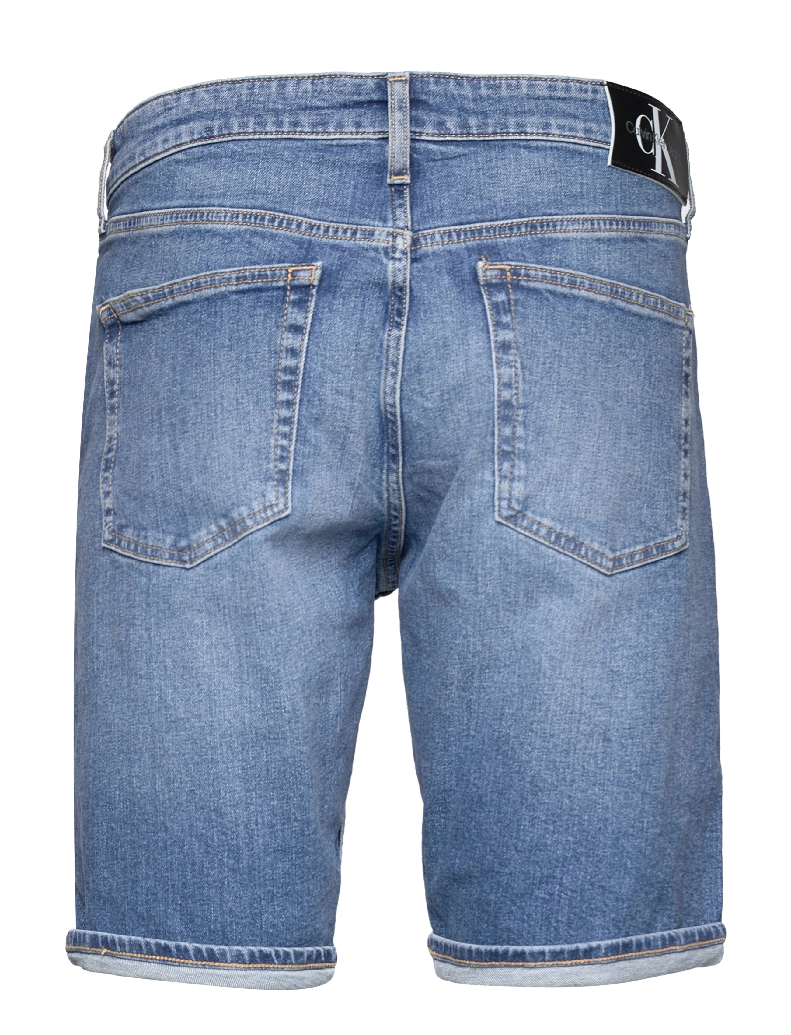 Calvin Klein Jeans - REGULAR SHORT - denim dark - 1
