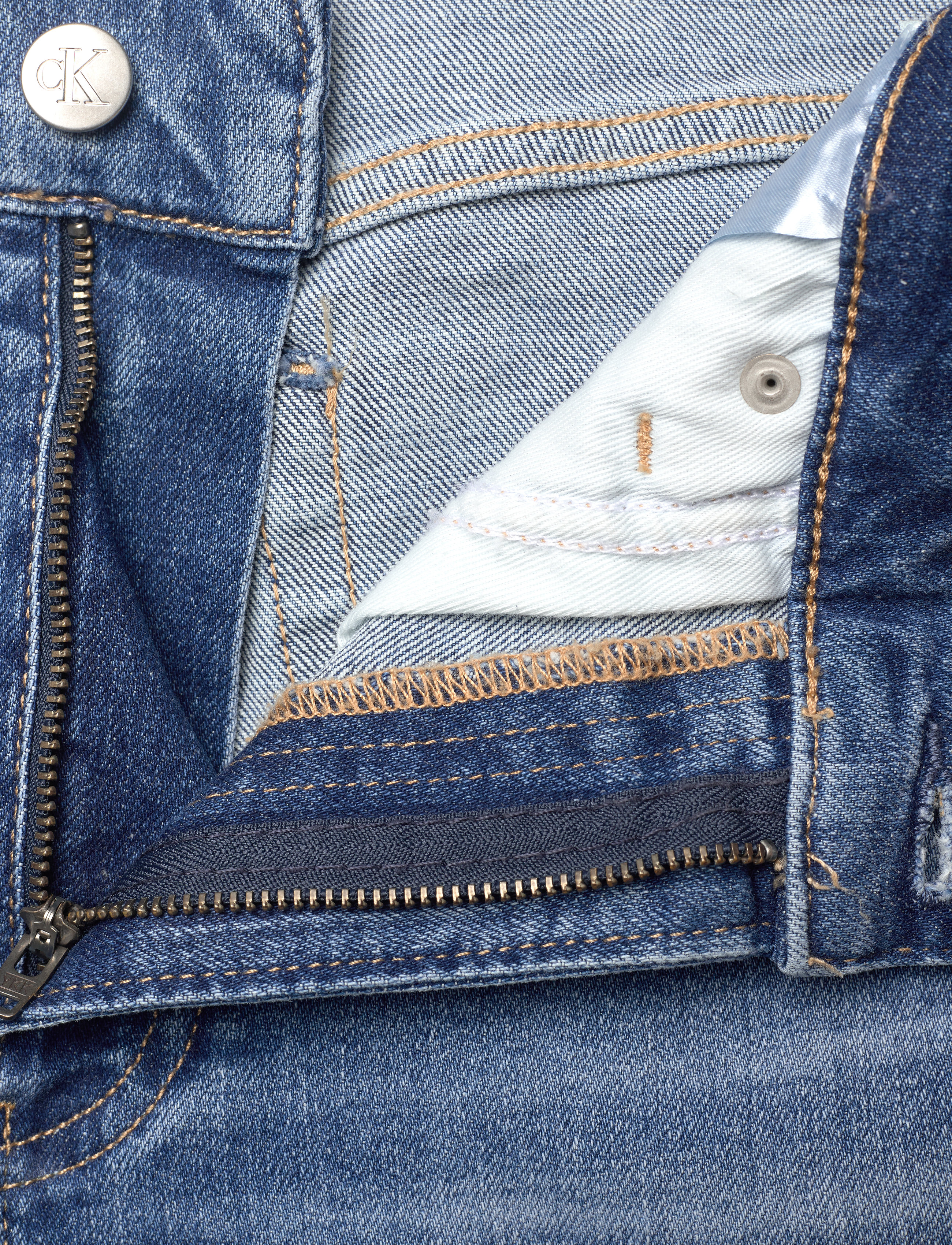 Calvin Klein Jeans - REGULAR SHORT - denim dark - 3