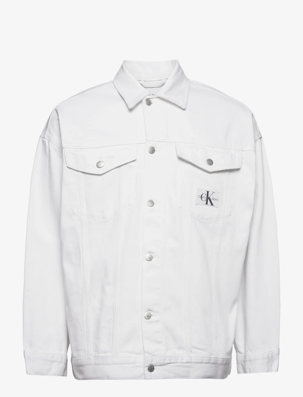 Calvin klein white clearance denim jacket
