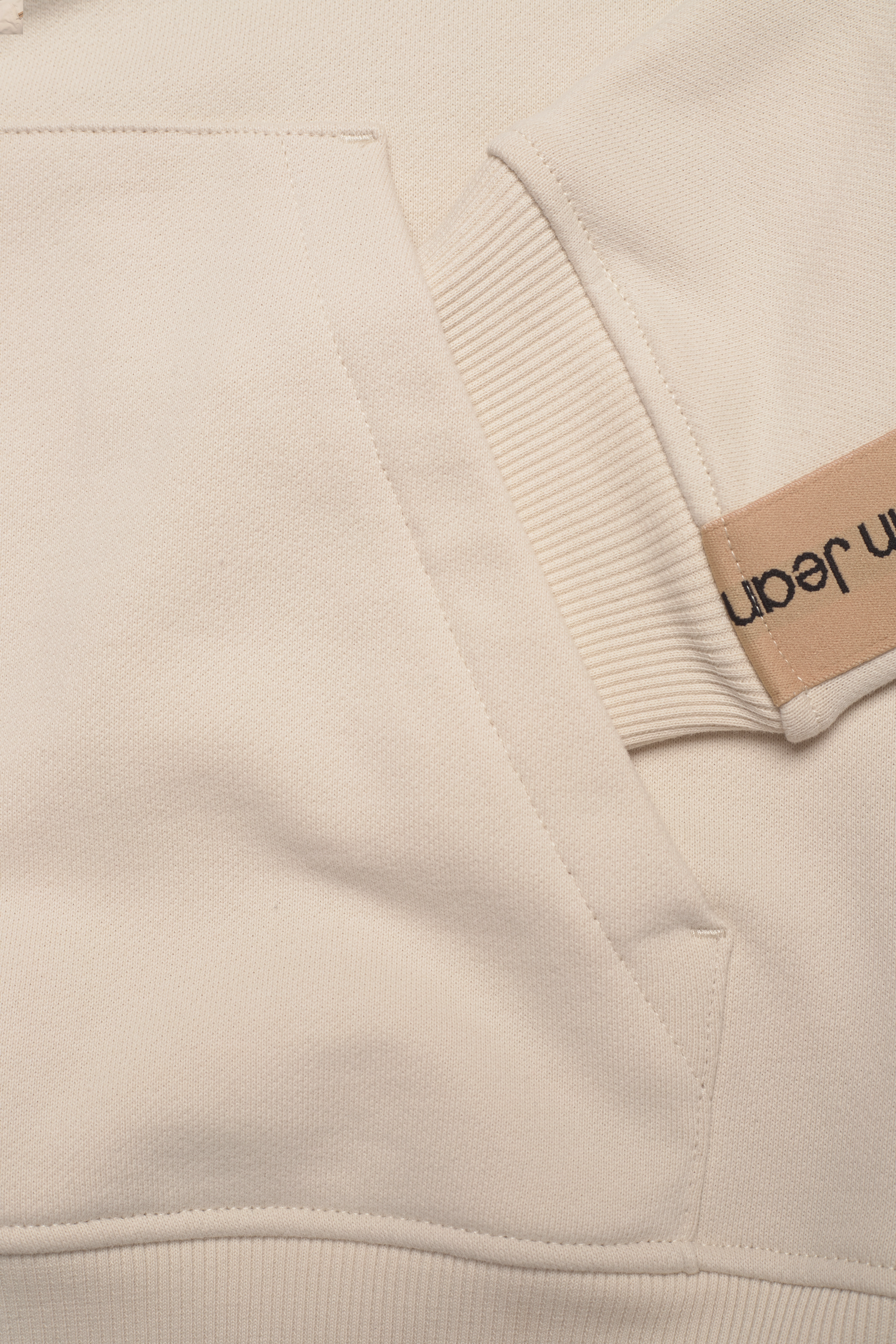 Calvin Klein Jeans - CONTRAST TAPE HOODIE - eggshell - 3