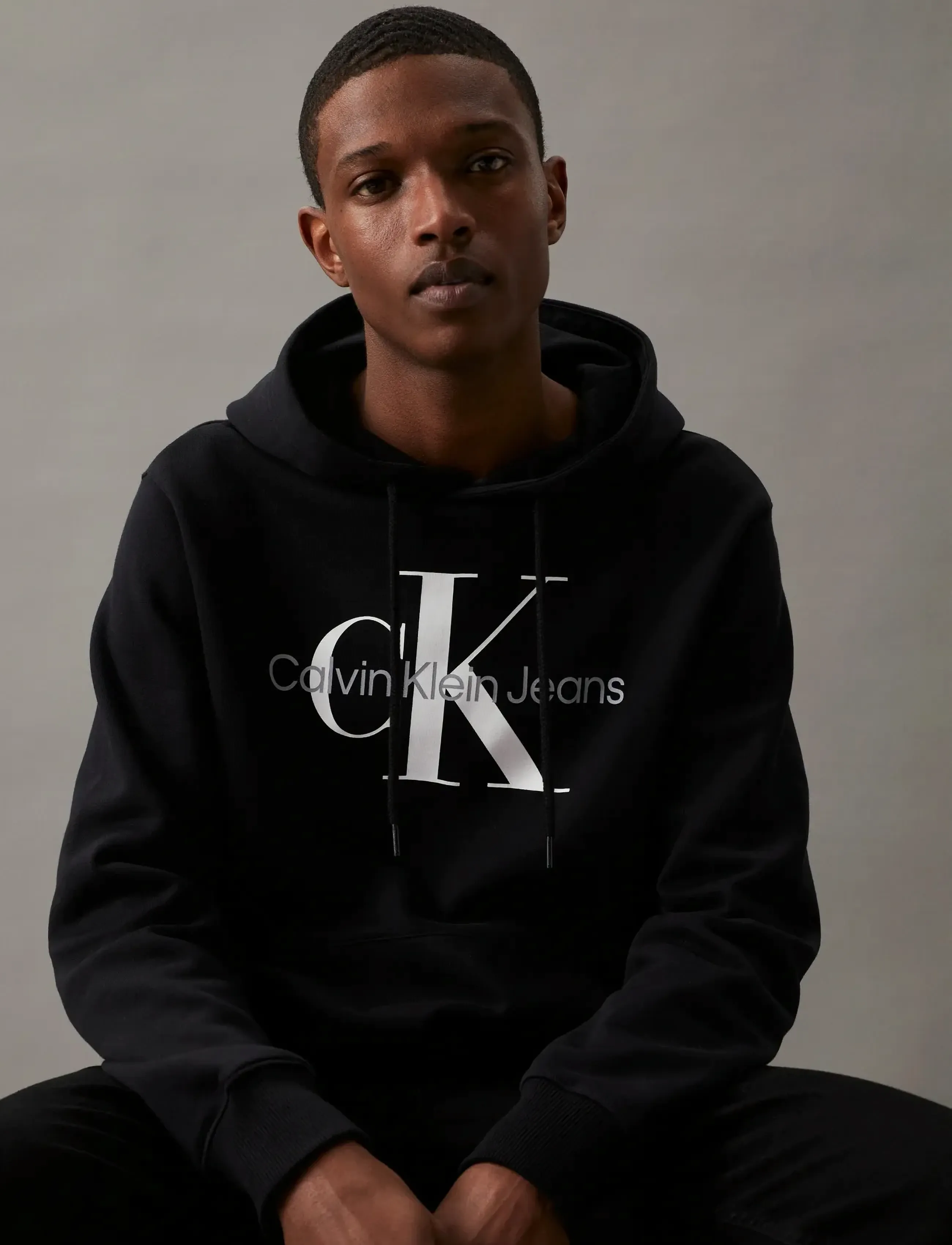 Calvin Klein Jeans - CORE MONOLOGO HOODIE - ck black - 3