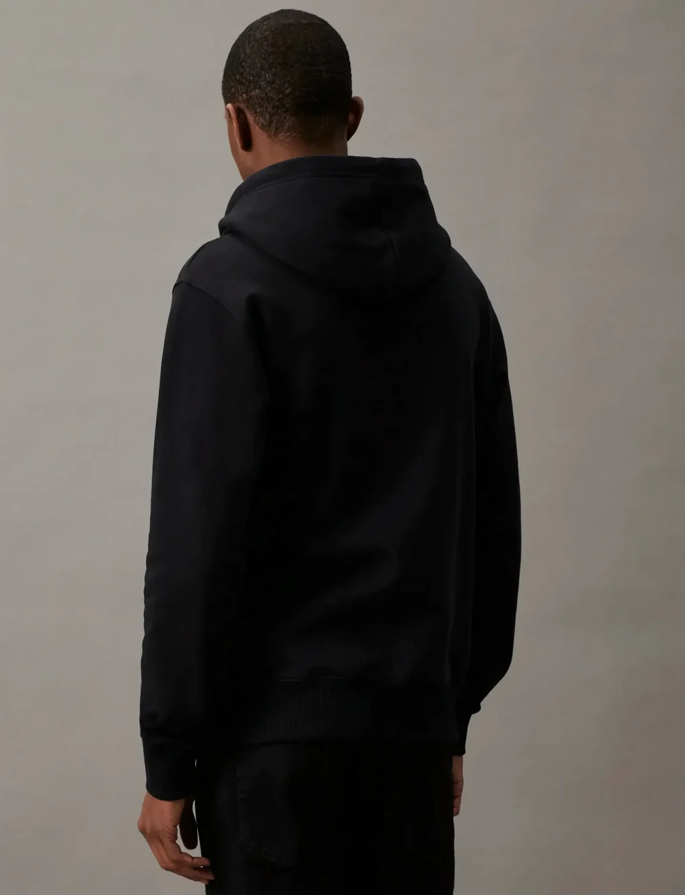 Calvin Klein Jeans - CORE MONOLOGO HOODIE - kapuutsiga dressipluusid - ck black - 5