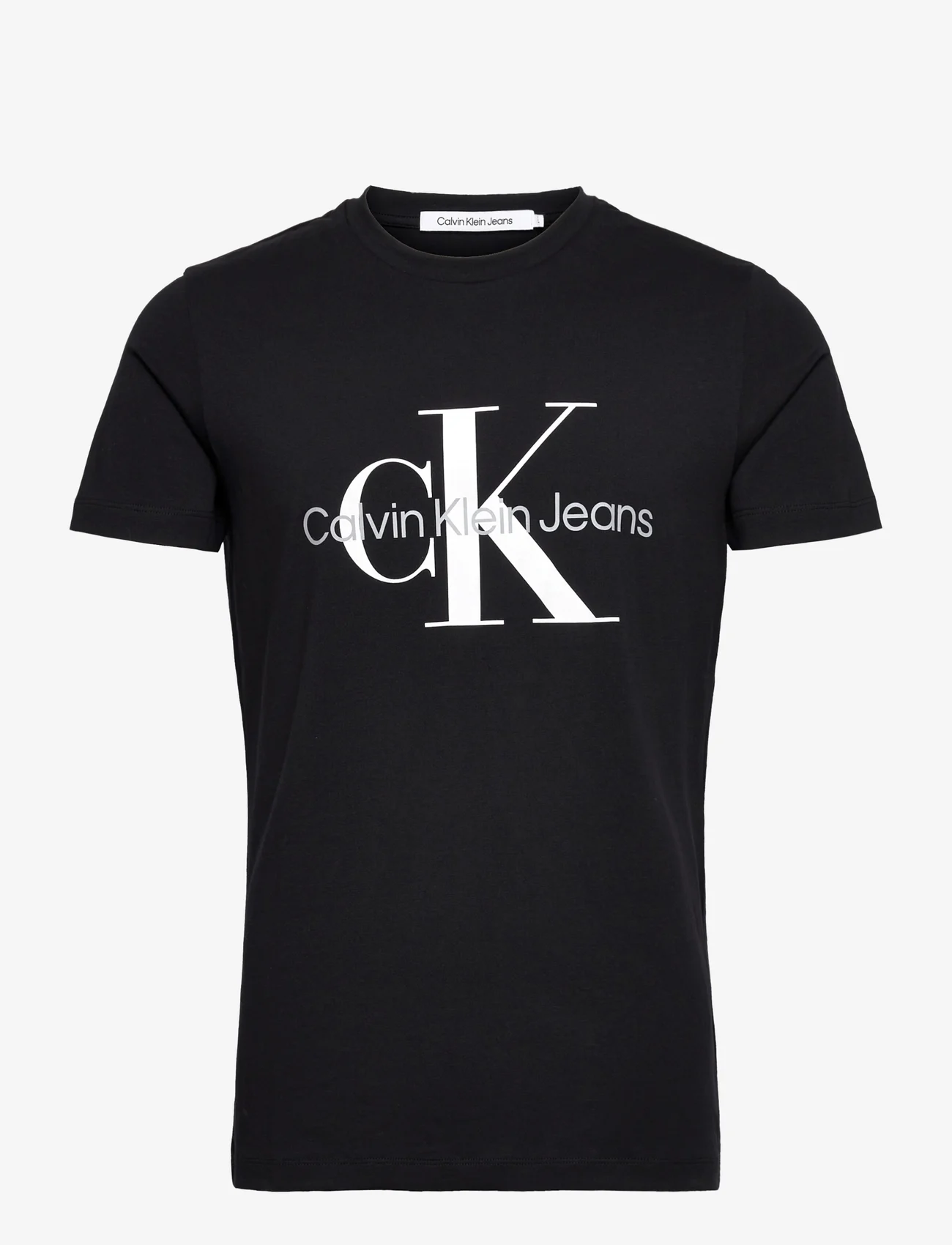 Calvin Klein Jeans - CORE MONOLOGO SLIM TEE - short-sleeved t-shirts - ck black - 1