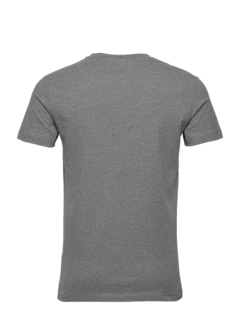 Calvin Klein Jeans - CORE MONOLOGO SLIM TEE - lühikeste varrukatega t-särgid - mid grey heather - 2