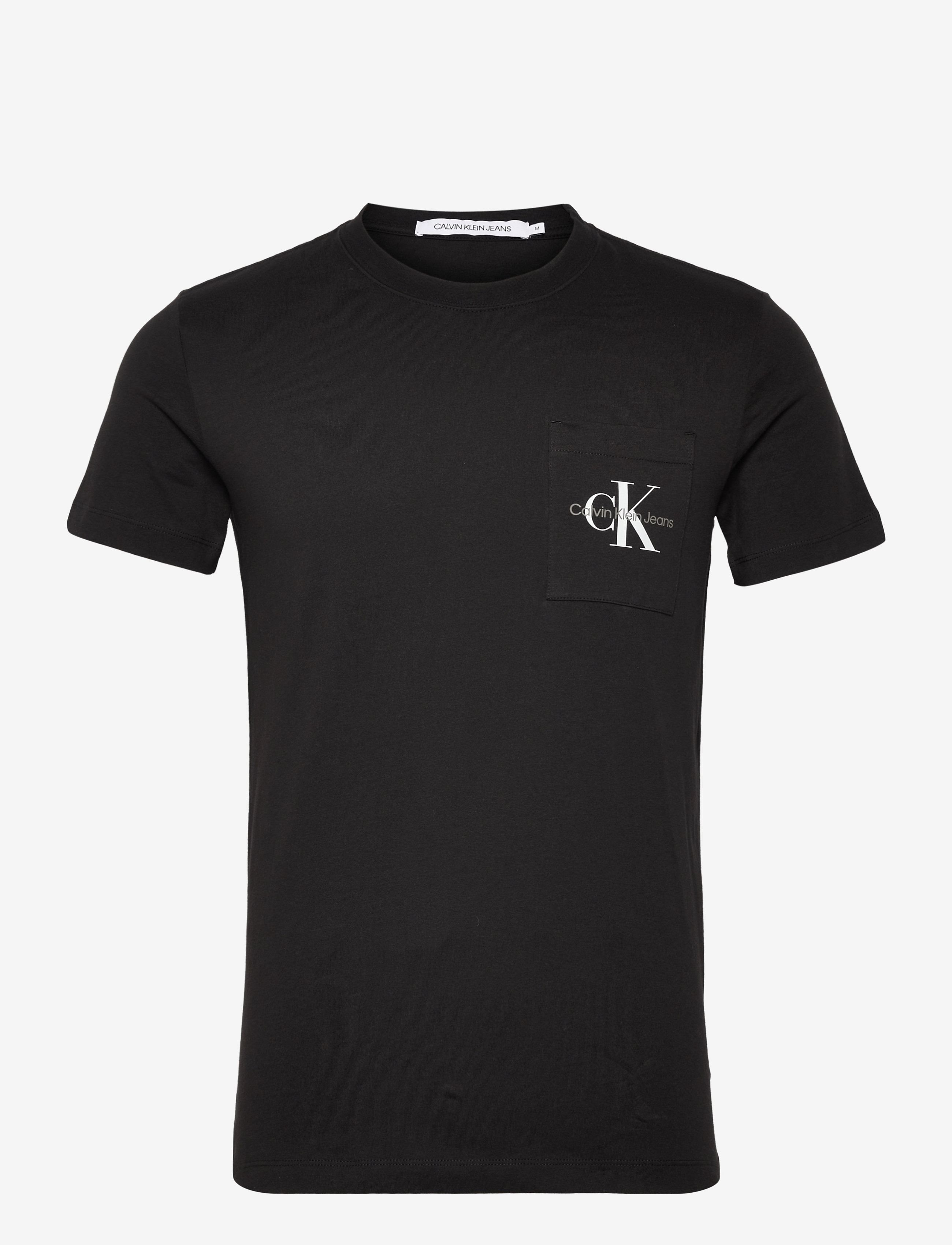 Calvin Klein Jeans CORE MONOLOGO POCKET SLIM TEE - Shoppa under 400kr - CK BLACK / black