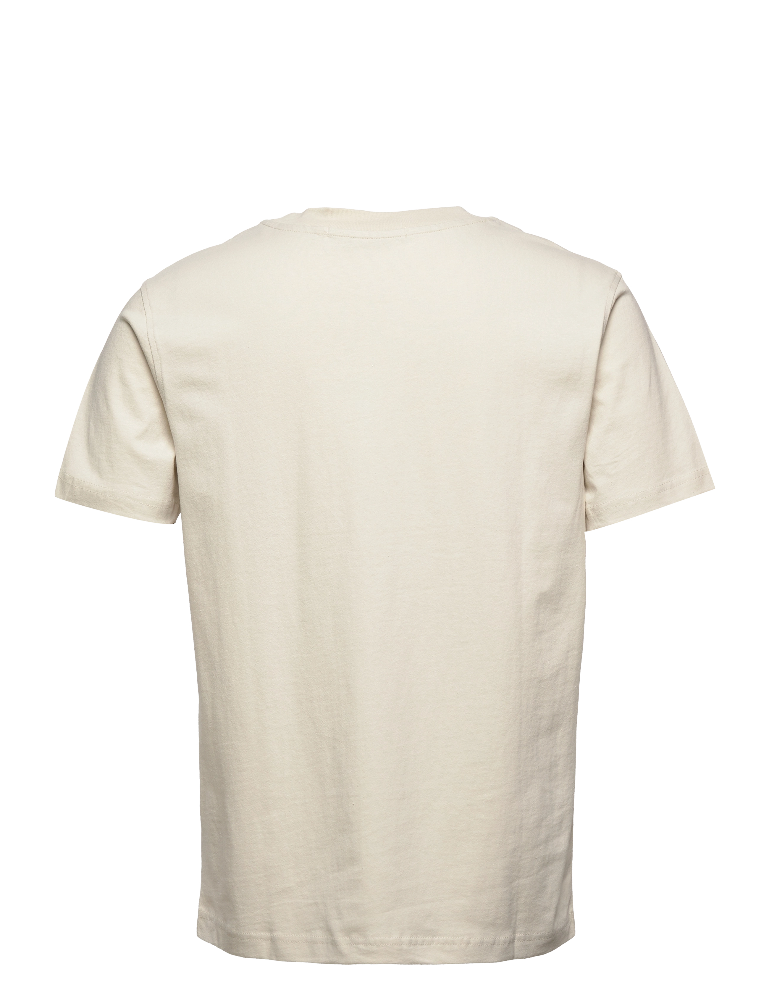 Calvin Klein Jeans - SHRUNKEN BADGE TEE - eggshell - 1