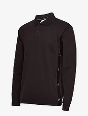 Calvin Klein Jeans - LOGO JACQUARD LS POLO - polo krekli ar garām piedurknēm - ck black - 2