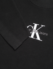 Calvin Klein Jeans - MONOLOGO SWEATER - basic gebreide truien - ck black - 2