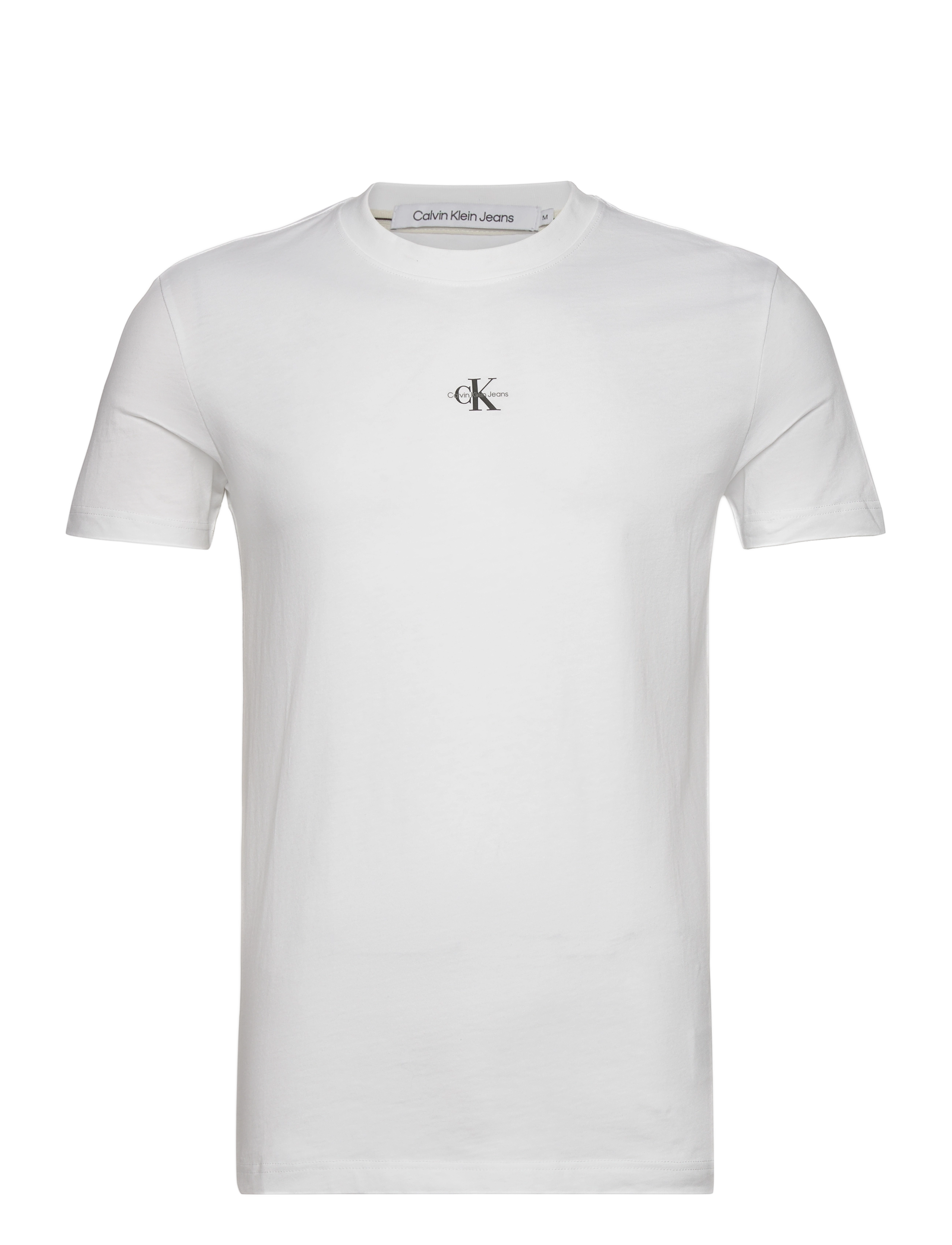Calvin Klein Jeans - MICRO MONOLOGO TEE - bright white - 0
