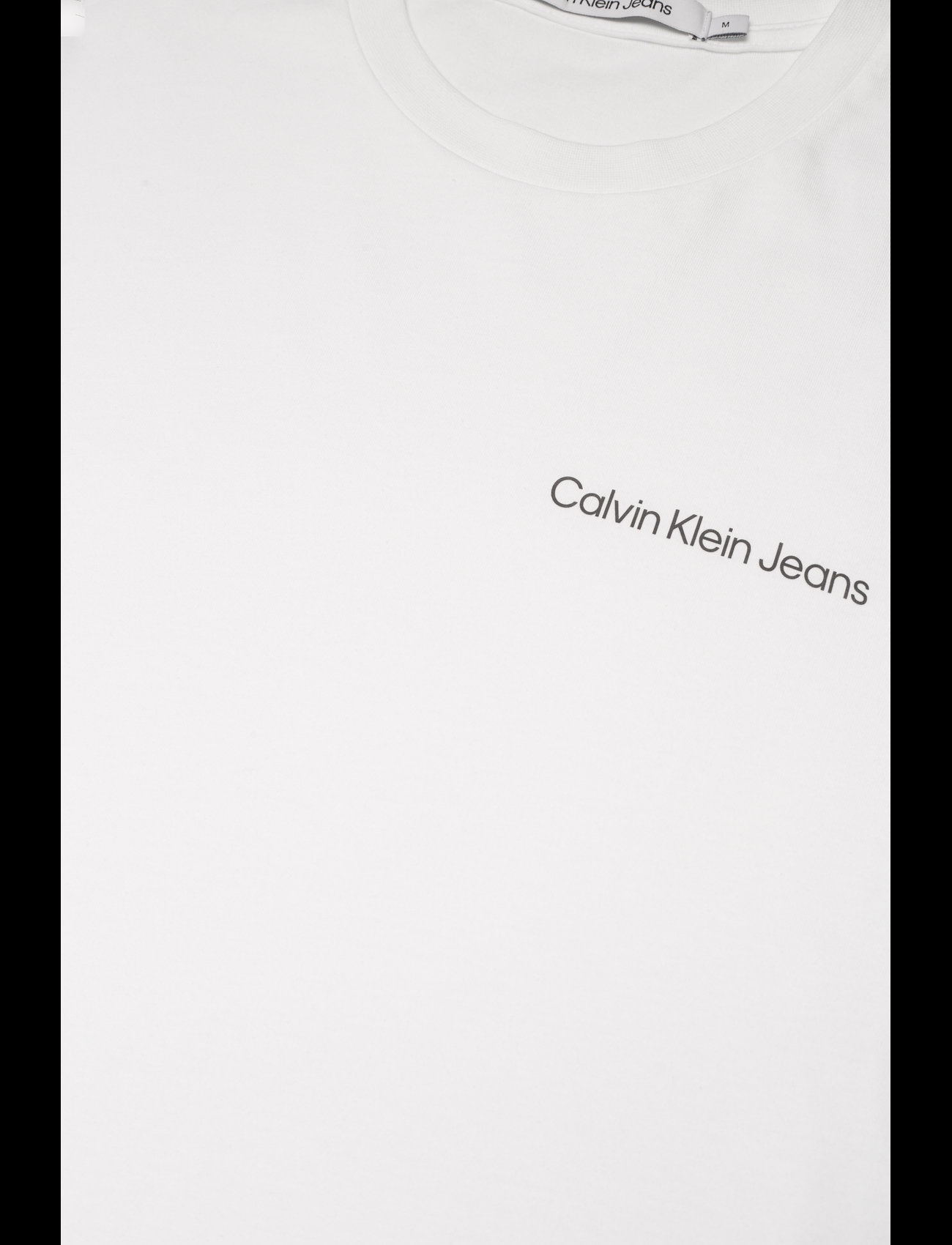 Calvin Klein Jeans - CHEST INSTITUTIONAL SLIM SS TEE - lyhythihaiset - bright white - 3
