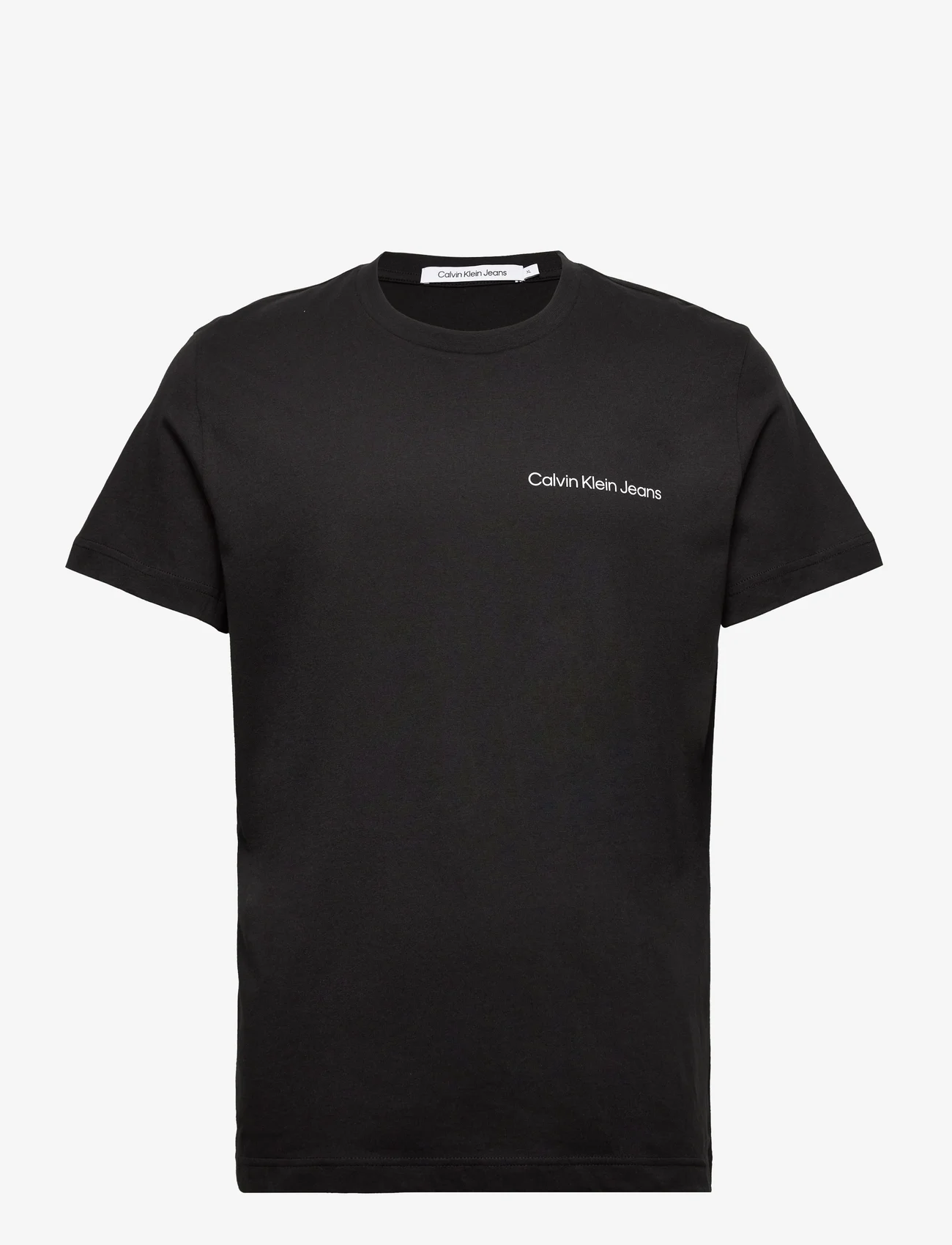 Calvin Klein Jeans - CHEST INSTITUTIONAL SLIM SS TEE - basic t-shirts - ck black - 0