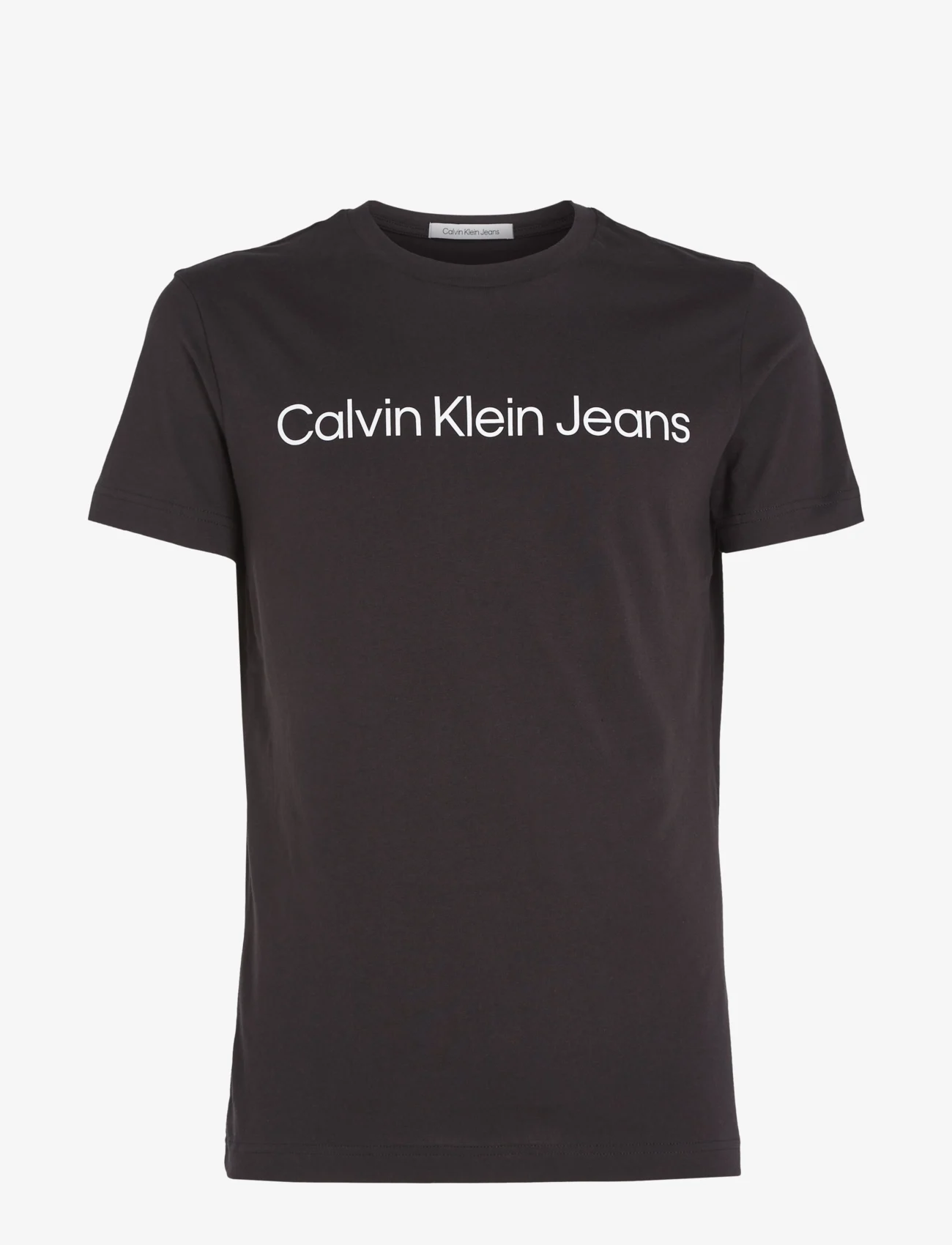 Calvin Klein Jeans - CORE INSTITUTIONAL LOGO SLIM TEE - lyhythihaiset - ck black - 1
