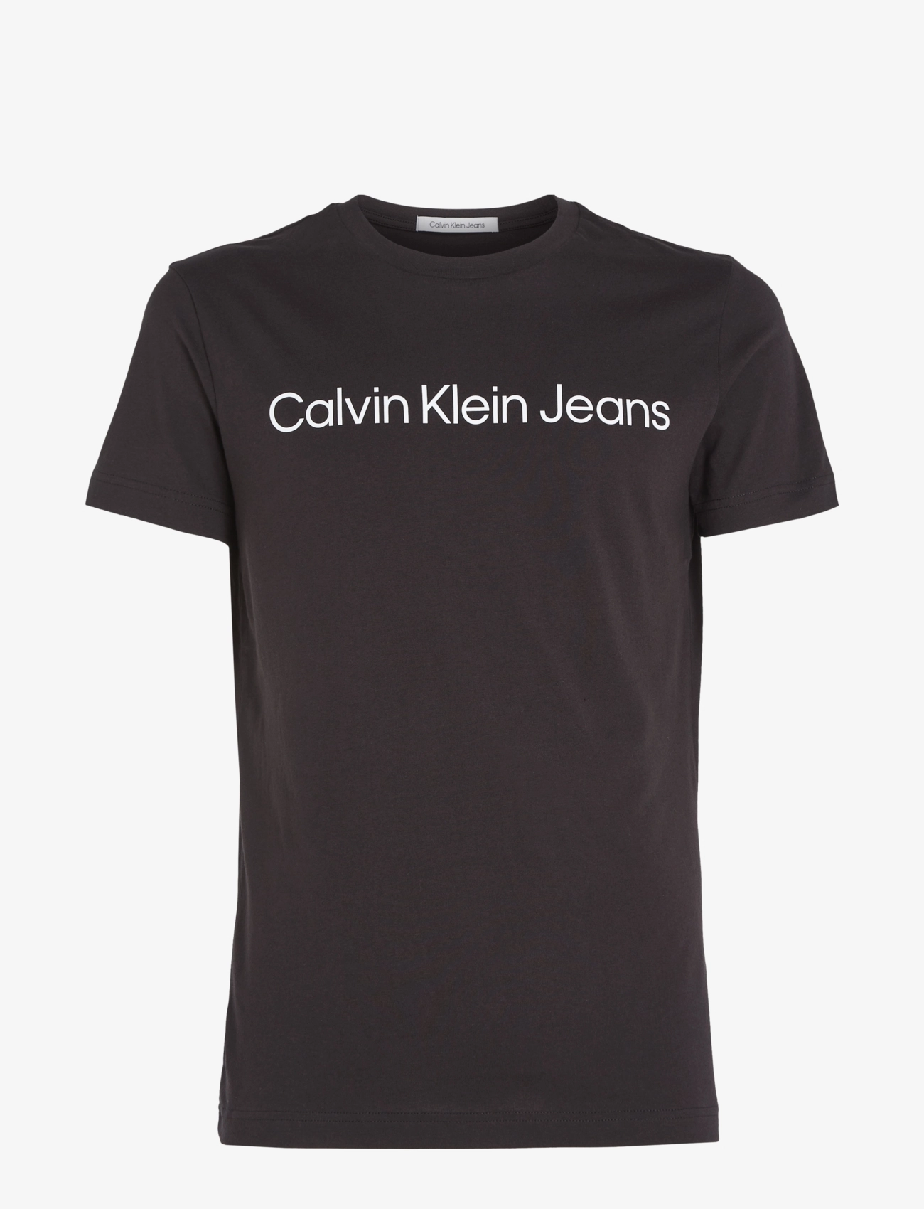 Calvin Klein Jeans CORE INSTITUTIONAL LOGO SLIM TEE - T-shirts - CK BLACK / black