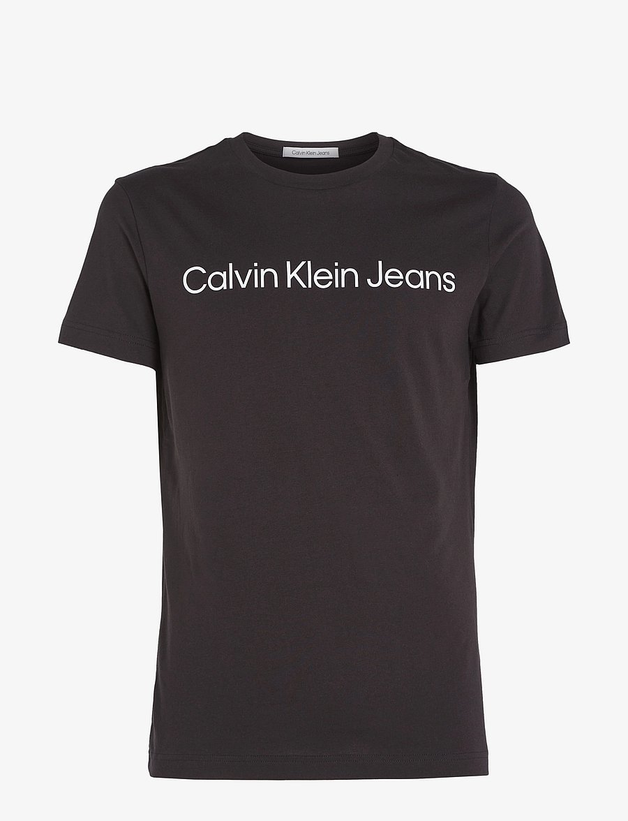 Calvin Klein Jeans - CORE INSTITUTIONAL LOGO SLIM TEE - kurzärmelige t-shirts - ck black - 1