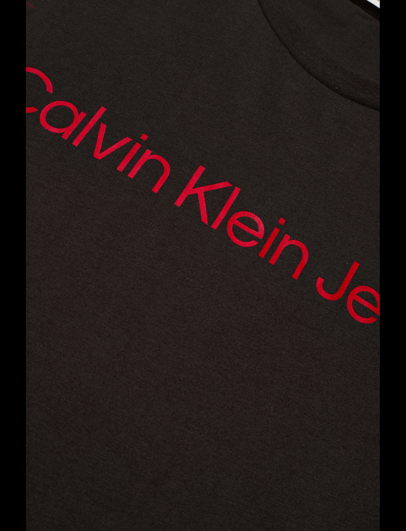 Calvin Klein Jeans - CORE INSTITUTIONAL LOGO SLIM TEE - kurzärmelig - ck black / salsa - 5