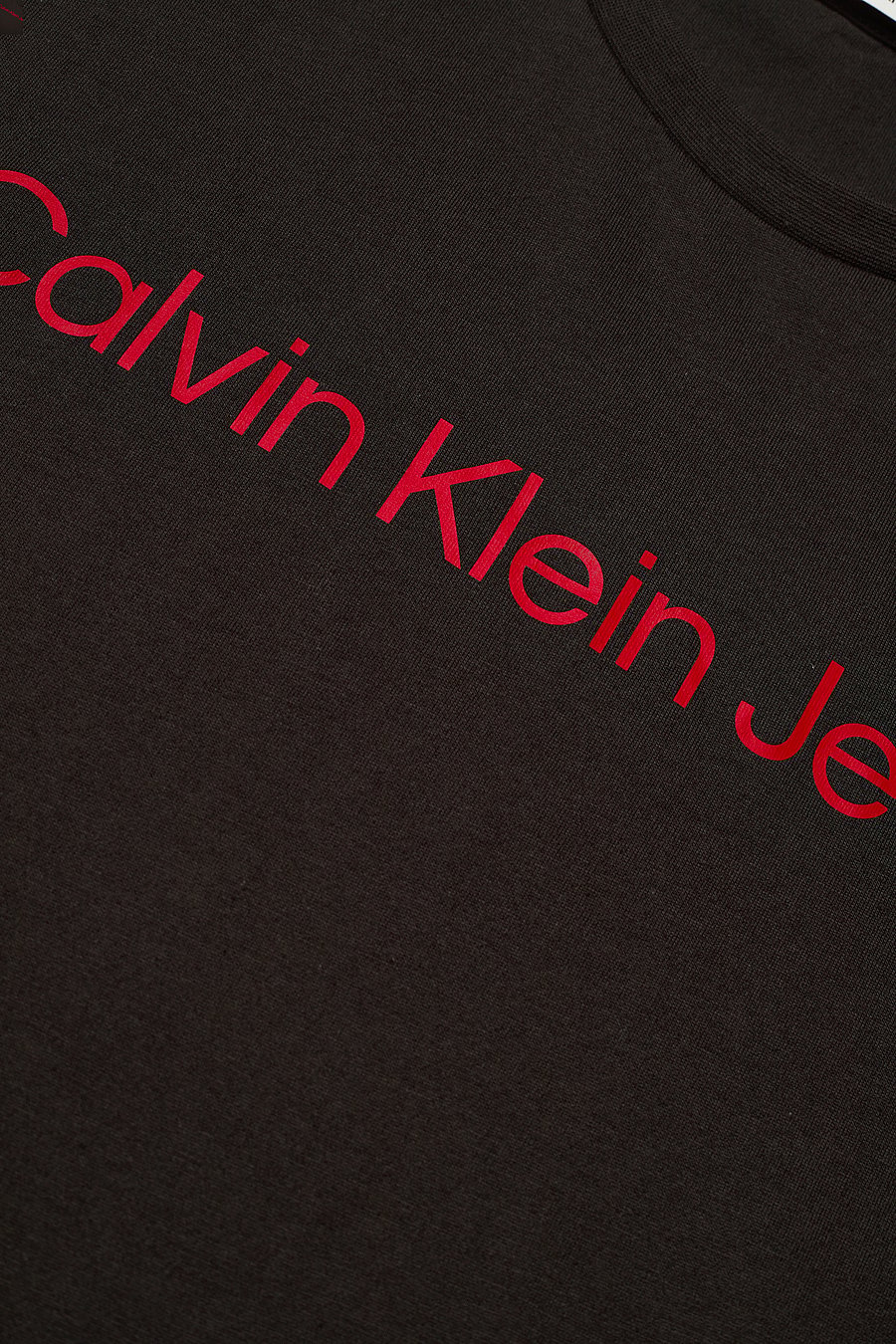 Calvin Klein Jeans - CORE INSTITUTIONAL LOGO SLIM TEE - kortärmade t-shirts - ck black salsa - 5