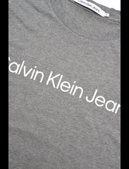 Calvin Klein Jeans - CORE INSTITUTIONAL LOGO SLIM TEE - short-sleeved t-shirts - mid grey heather - 3