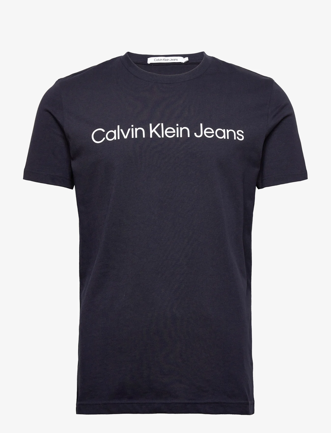 Calvin Klein Jeans - CORE INSTITUTIONAL LOGO SLIM TEE - short-sleeved t-shirts - night sky - 0