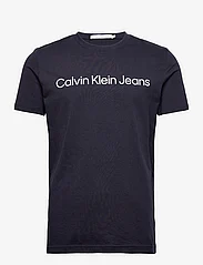 Calvin Klein Jeans - CORE INSTITUTIONAL LOGO SLIM TEE - short-sleeved t-shirts - night sky - 0