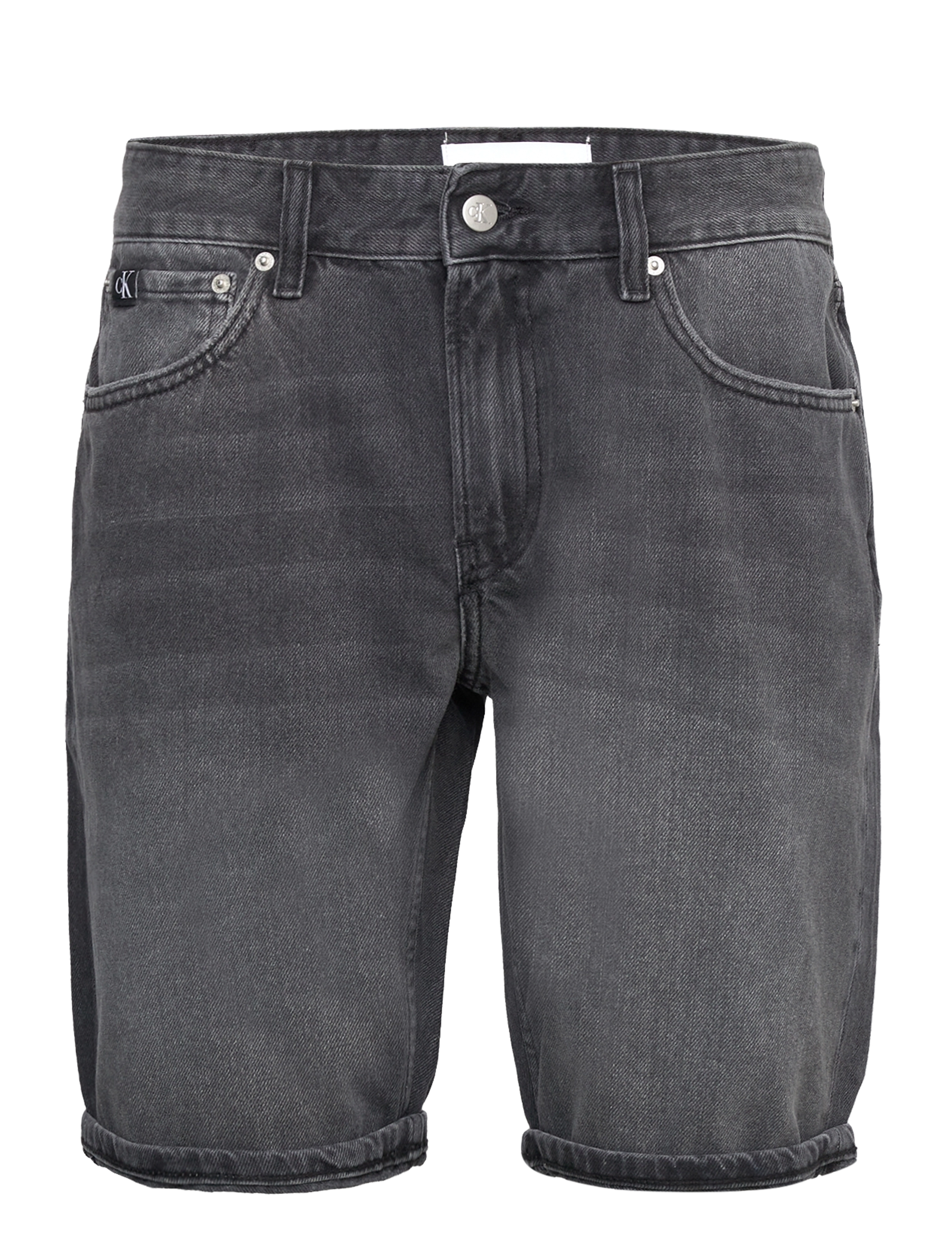 Calvin Klein Jeans - REGULAR SHORT - denim black - 0