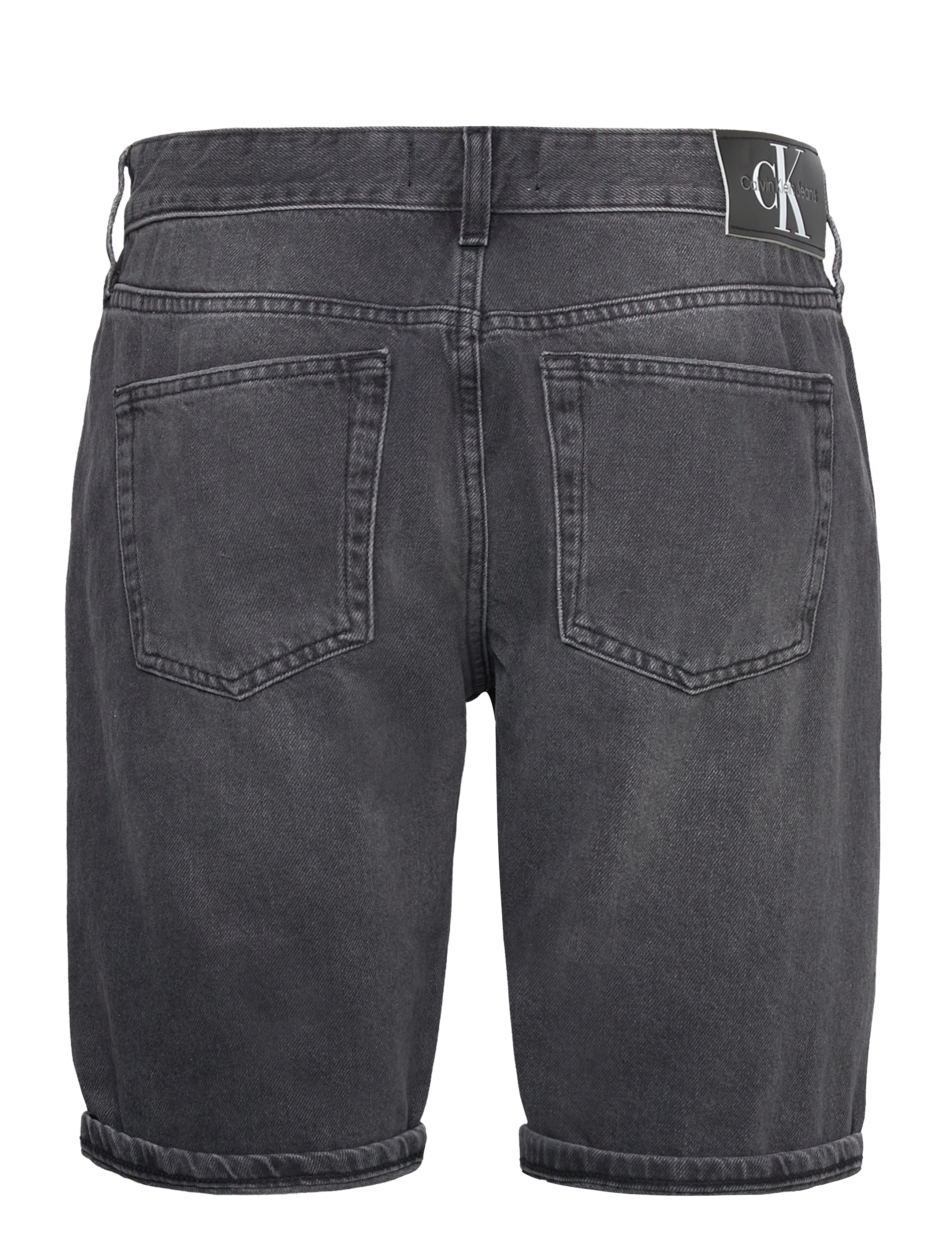 Calvin Klein Jeans - REGULAR SHORT - denim black - 1
