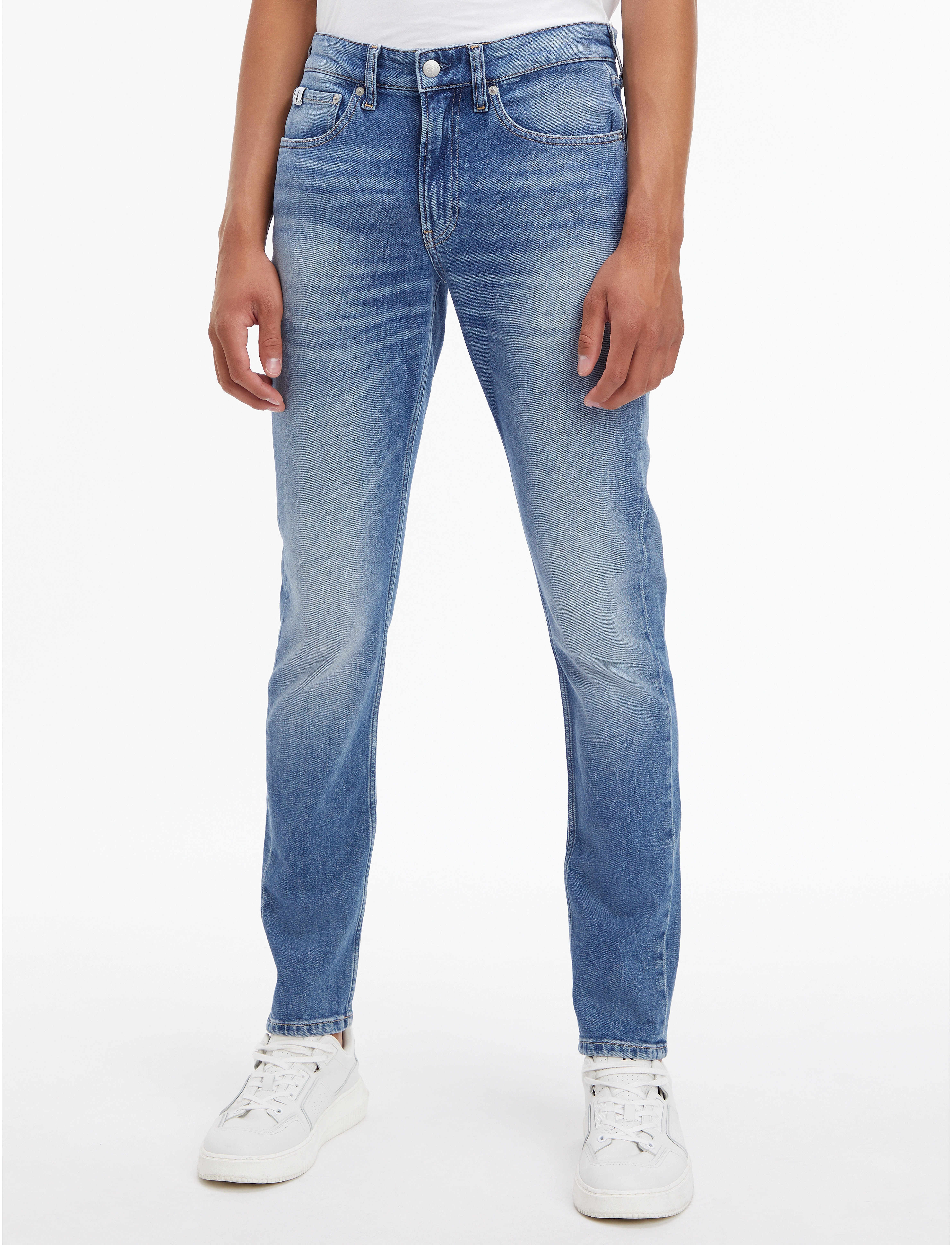 Calvin Klein Jeans - SLIM TAPER - denim medium - 1