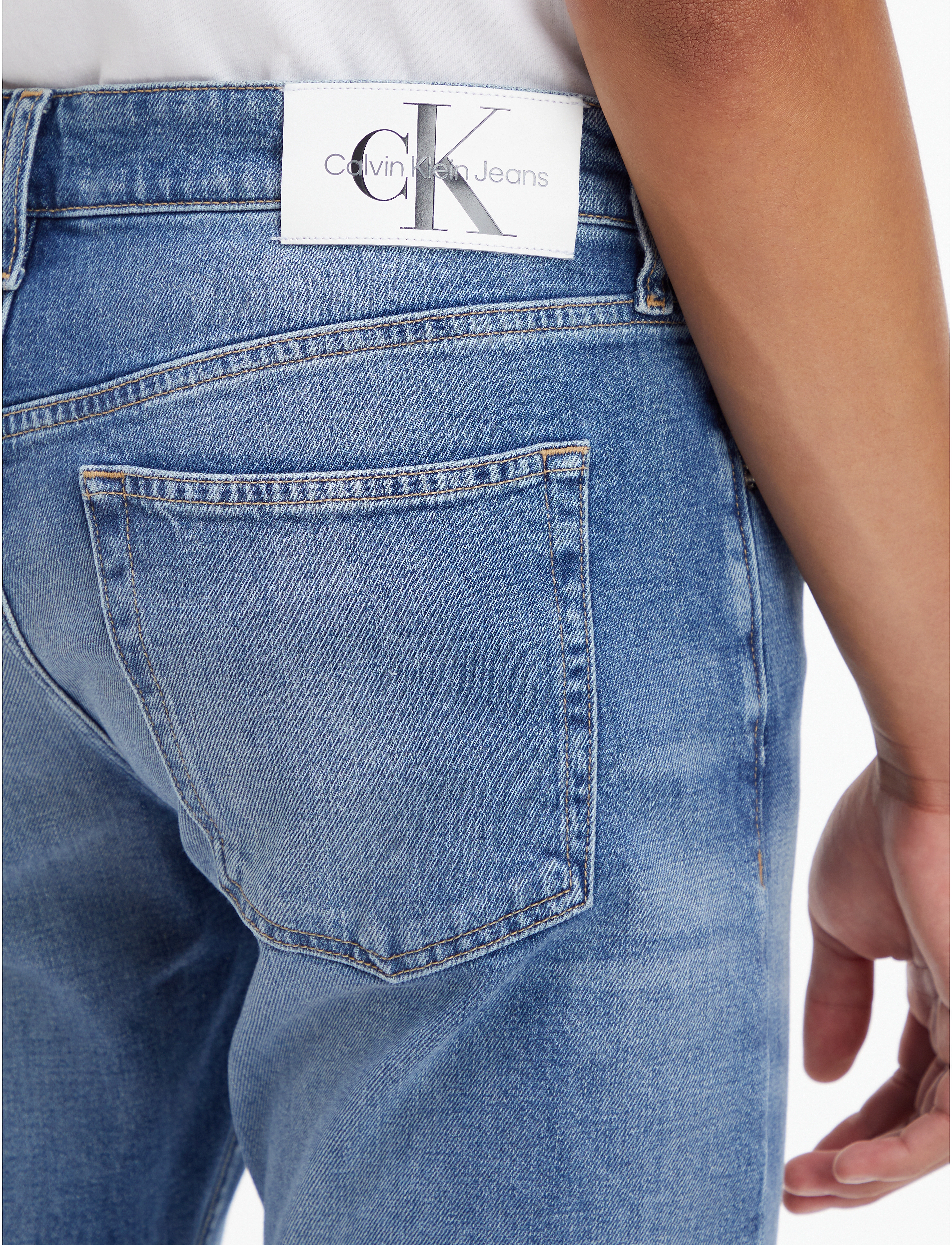 Calvin Klein Jeans - SLIM TAPER - denim medium - 3