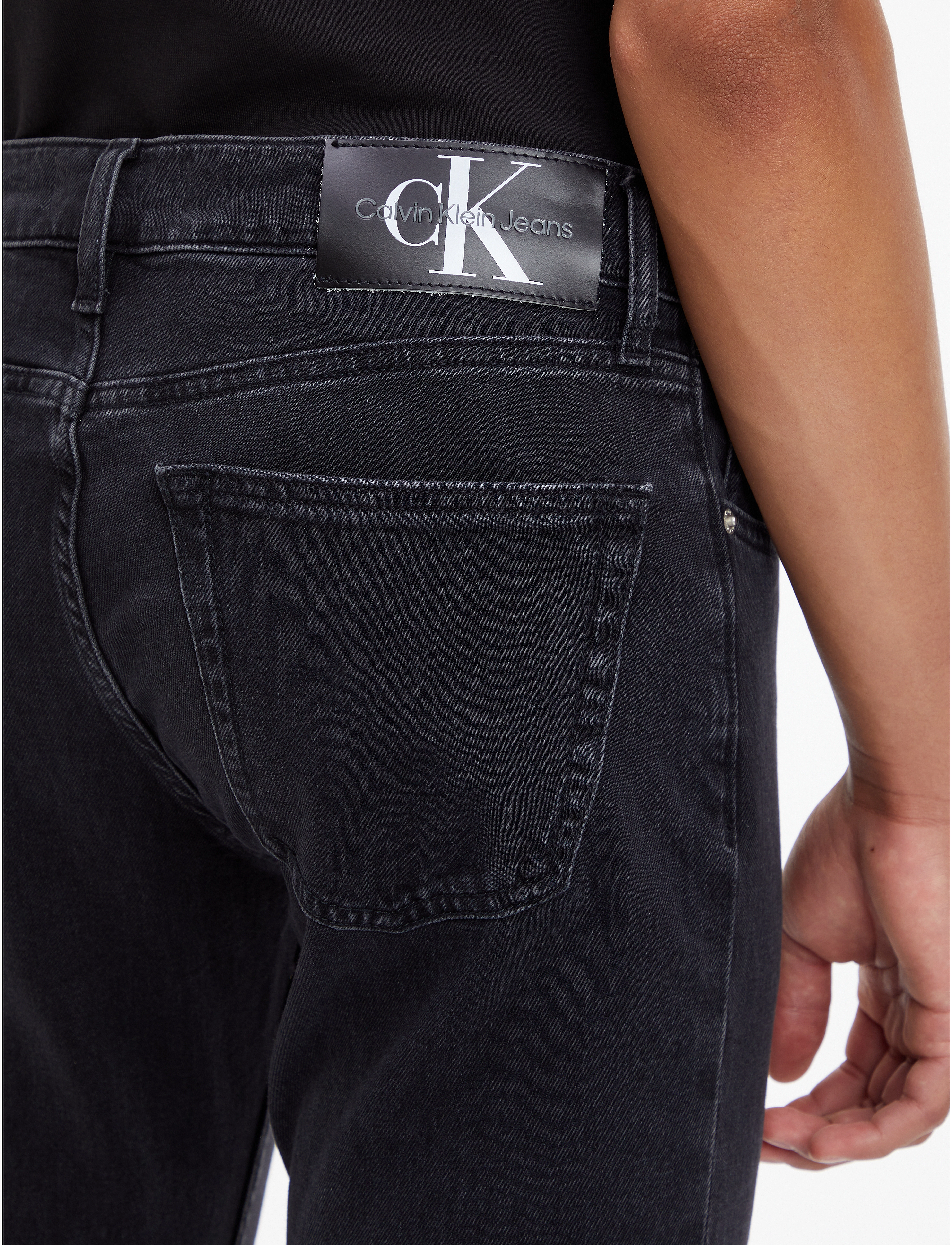 Calvin Klein Jeans - AUTHENTIC STRAIGHT - denim black - 3