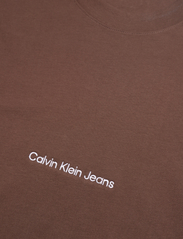 Calvin Klein Jeans - INSTITUTIONAL TEE - lowest prices - dark chestnut - 2