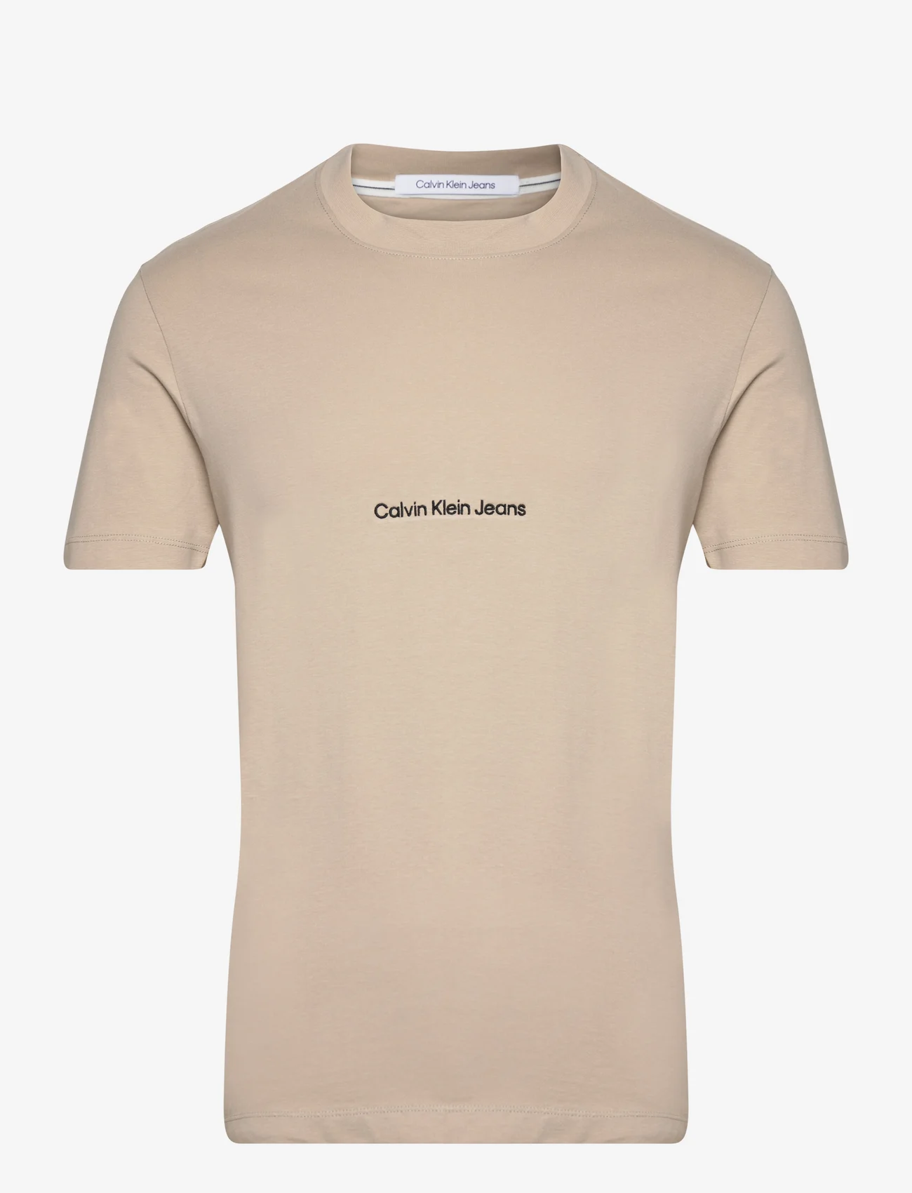Calvin Klein Jeans - INSTITUTIONAL TEE - lowest prices - plaza taupe - 0