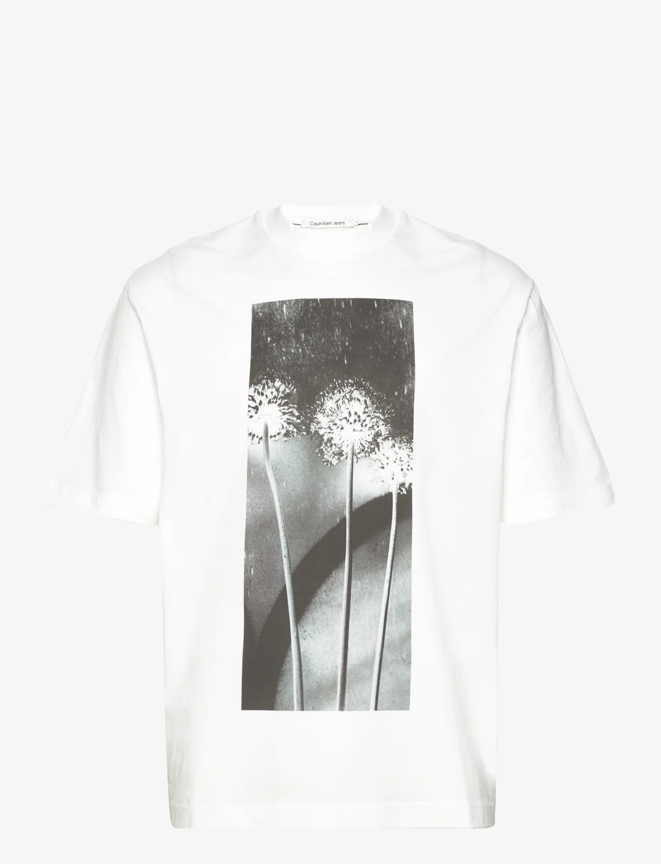 Calvin Klein Jeans - FLOWER GRAPHIC TEE - bright white - 0