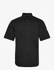 Calvin Klein Jeans - LINEN SS SHIRT - lininiai marškiniai - ck black - 0