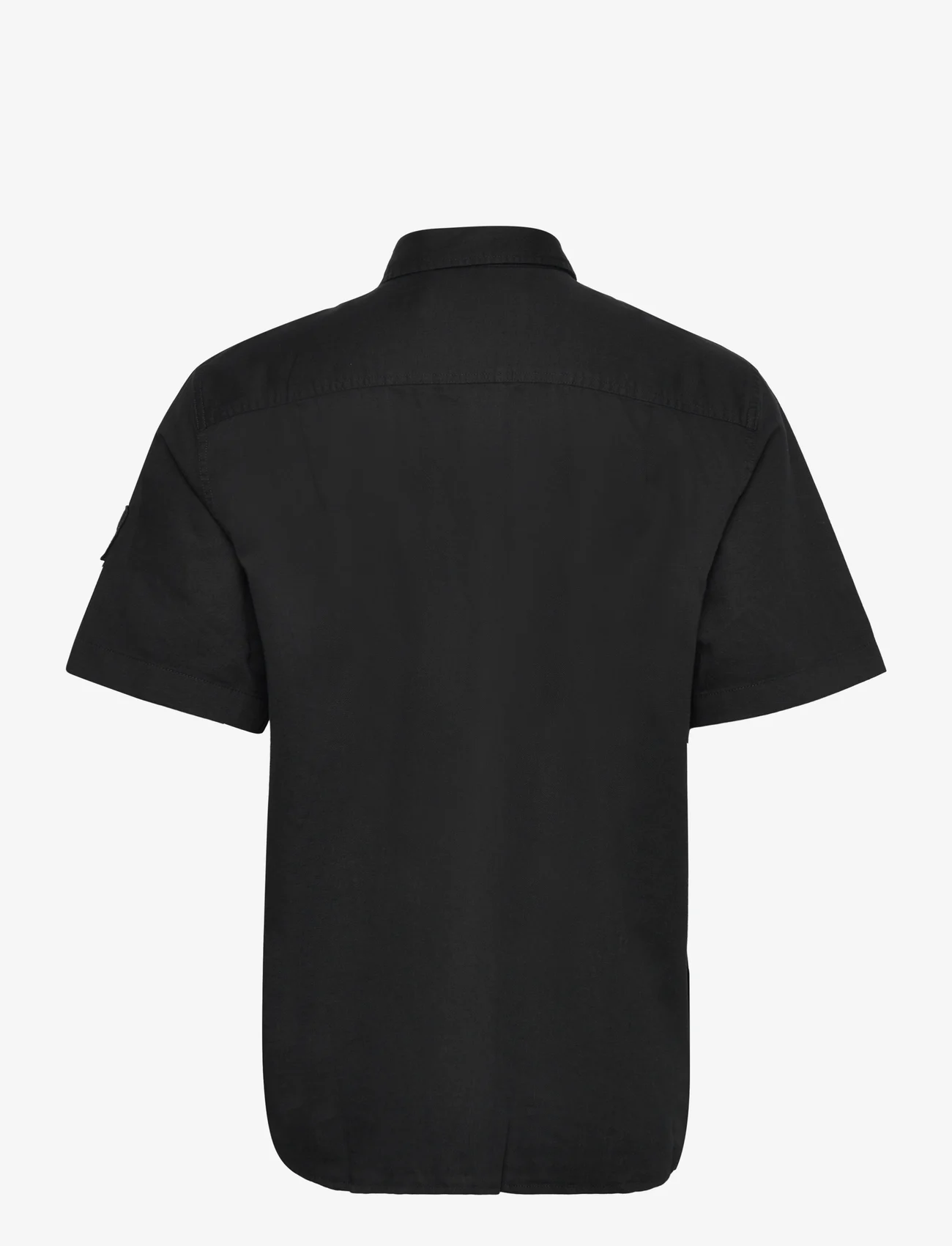 Calvin Klein Jeans - LINEN SS SHIRT - koszule lniane - ck black - 1