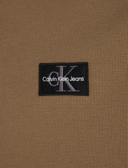 Calvin Klein Jeans - MICRO WAFFLE TEXTURED SHIRT - peruskauluspaidat - shitake - 5