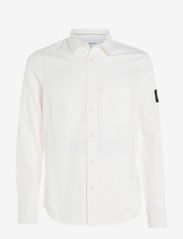 Calvin Klein Jeans - LINEN LS SHIRT - hørskjorter - bright white - 0