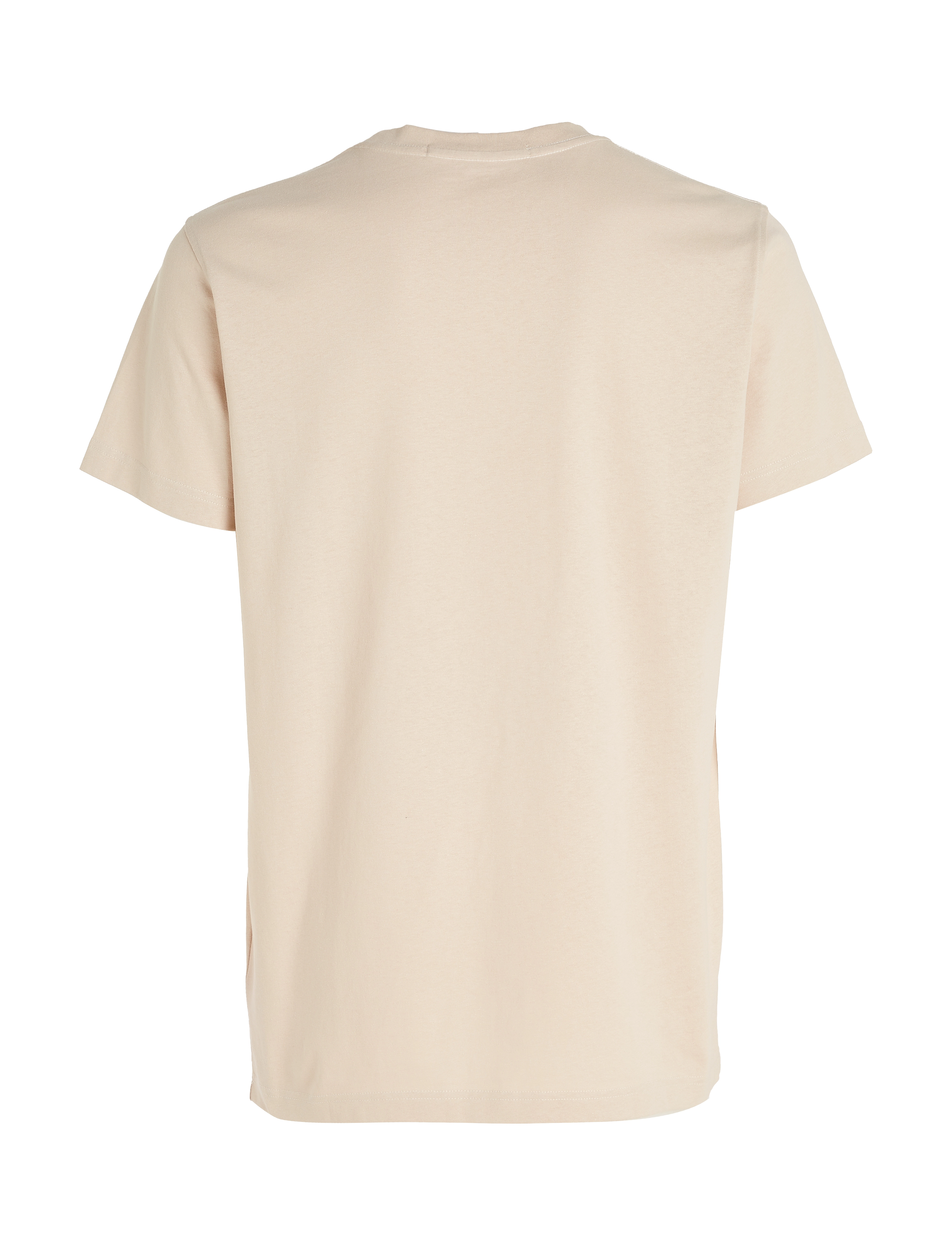 Calvin Klein Jeans - SHRUNKEN BADGE TEE - classic beige - 4