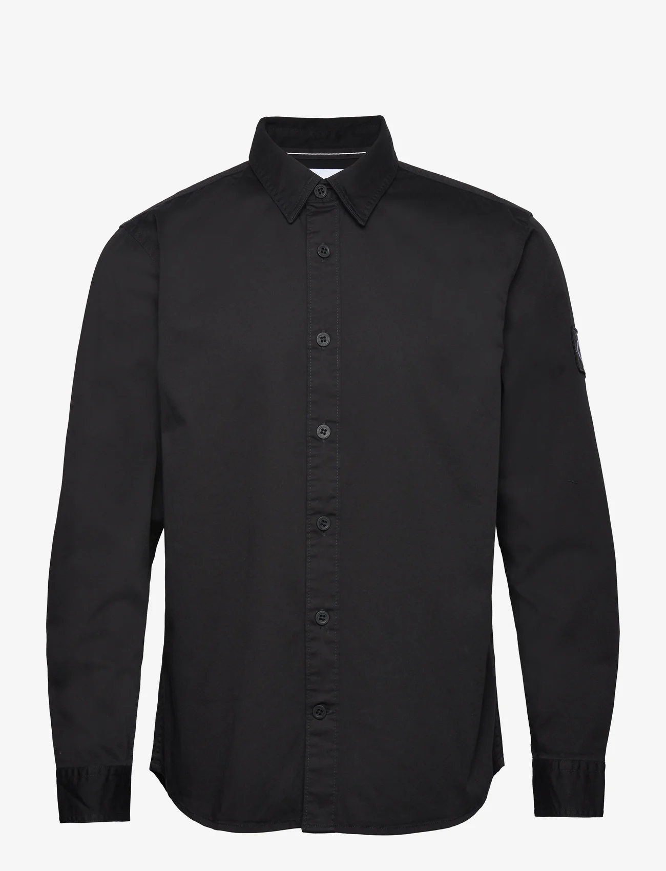 Calvin Klein Jeans - MONOLOGO BADGE RELAXED SHIRT - mehed - ck black - 0