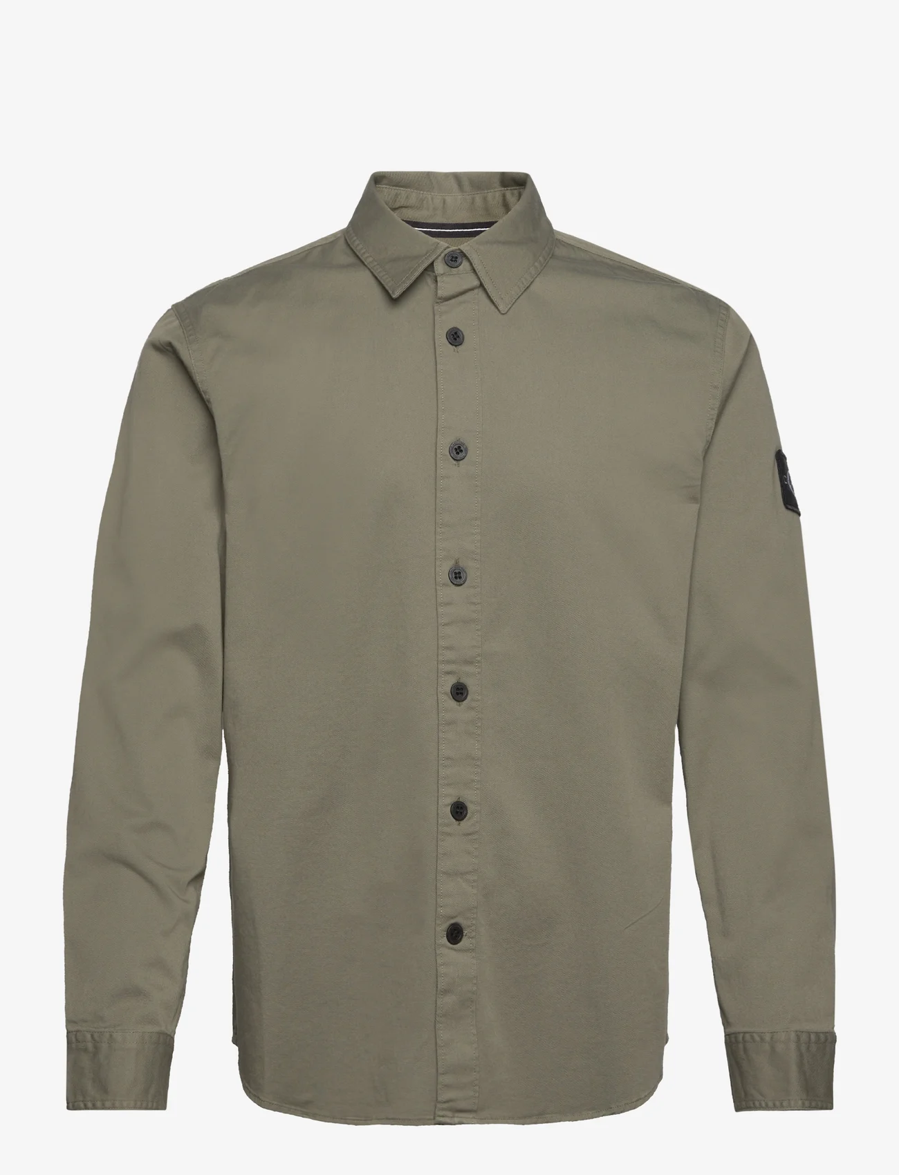Calvin Klein Jeans - MONOLOGO BADGE RELAXED SHIRT - mænd - dusty olive - 0