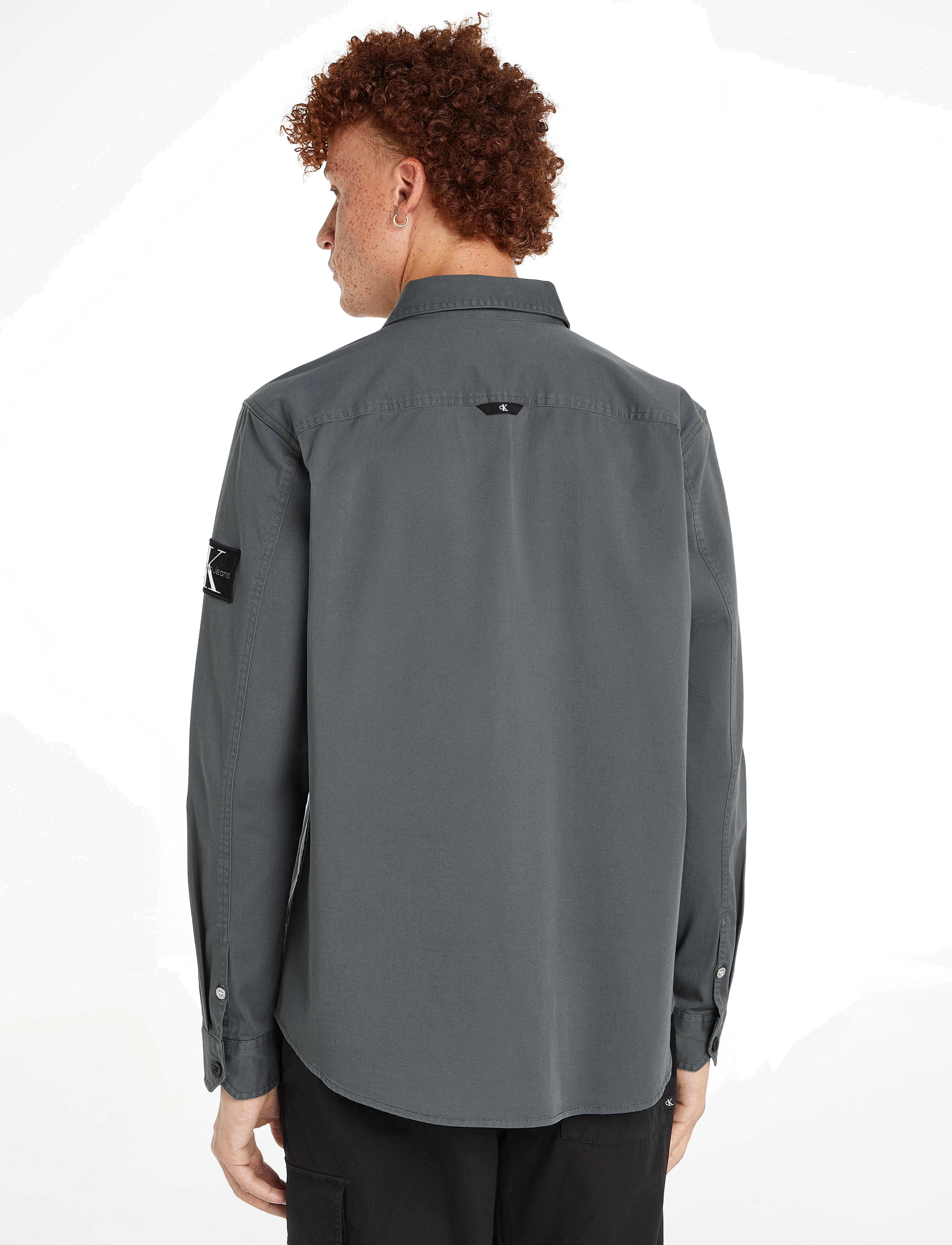 Calvin Klein Jeans - MONOLOGO BADGE RELAXED SHIRT - endless grey - 3