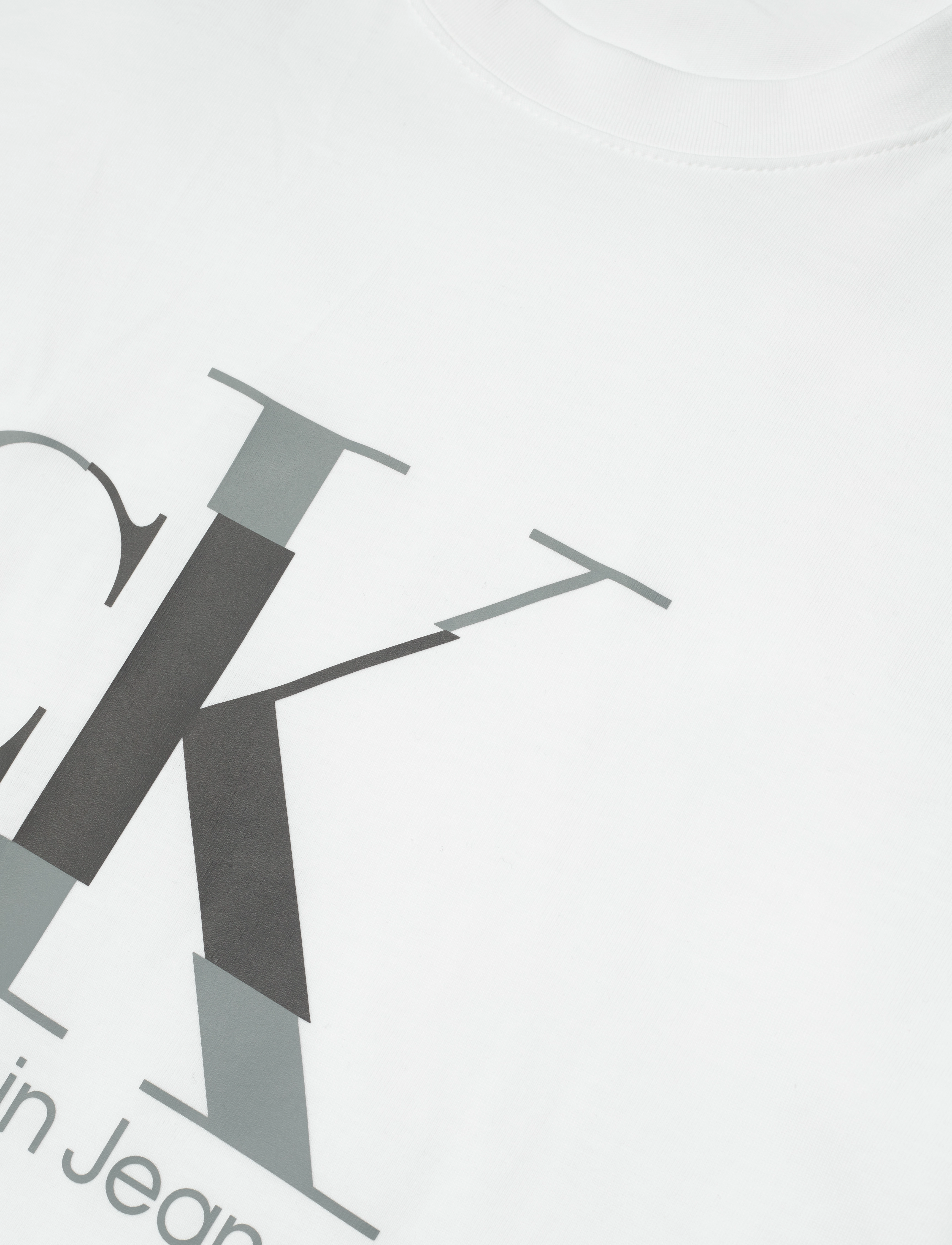 Calvin Klein Jeans - DISRUPTED MONOLOGO TEE - bright white - 2
