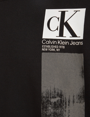 Calvin Klein Jeans - BRUSHSTROKE CREW NECK - vyrams - ck black - 5