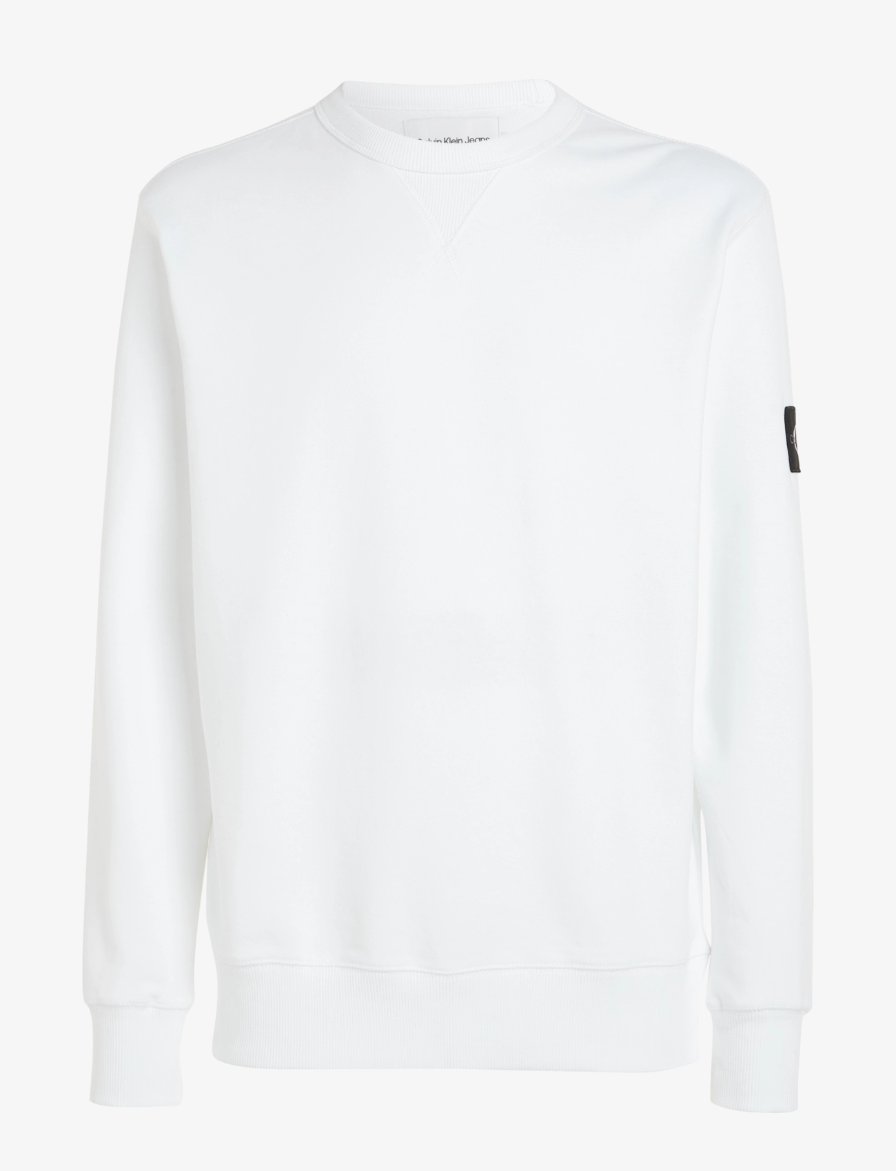 Calvin Klein Jeans BADGE CREW NECK - Sweatshirts & hættetrøjer - BRIGHT WHITE / white