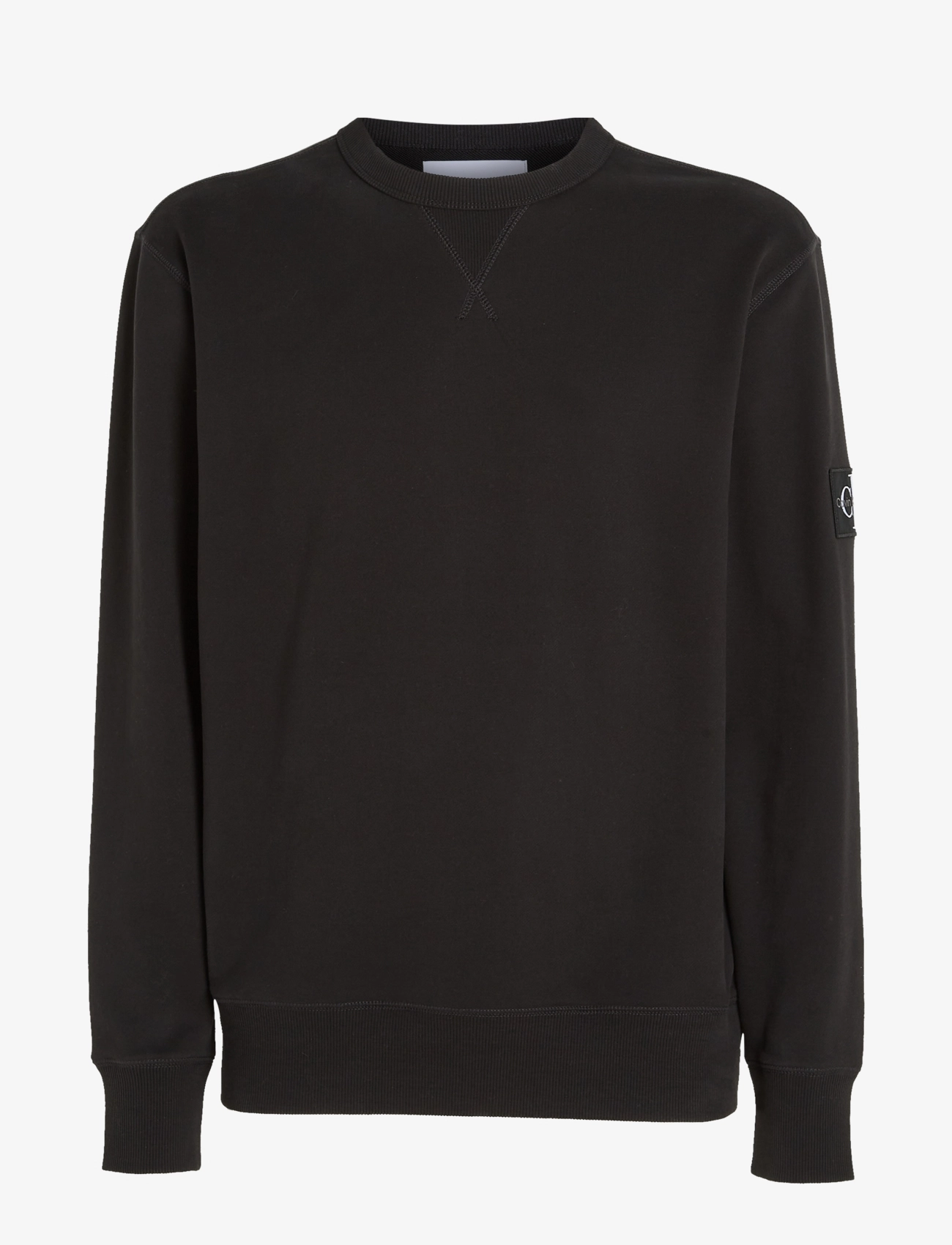 CALVIN KLEIN JEANS Badge Crew Neck Schwarz - XXXL - Herren